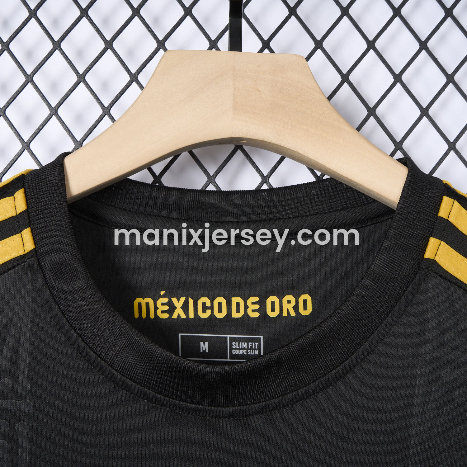 ManixJersey.com | Mexico 2025 Gold Cup Home Black Jersey - Fans Version -Customize Name, Number and Patch | Worldwide Shipping