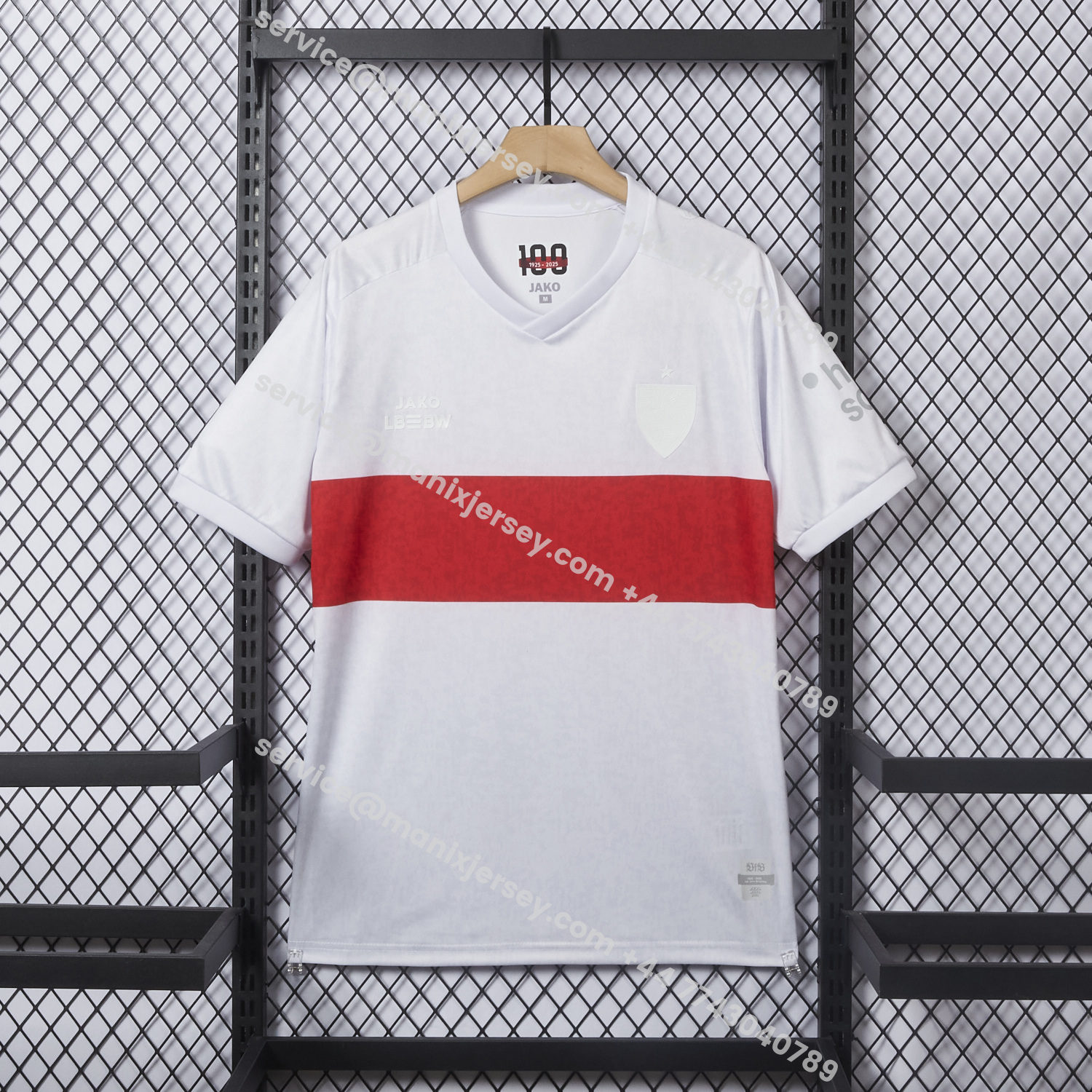 ManixJersey.com | Stuttgart 25-26 100th Anniversary Jersey - Fans Version -Customize Name, Number and Patch | Worldwide Shipping