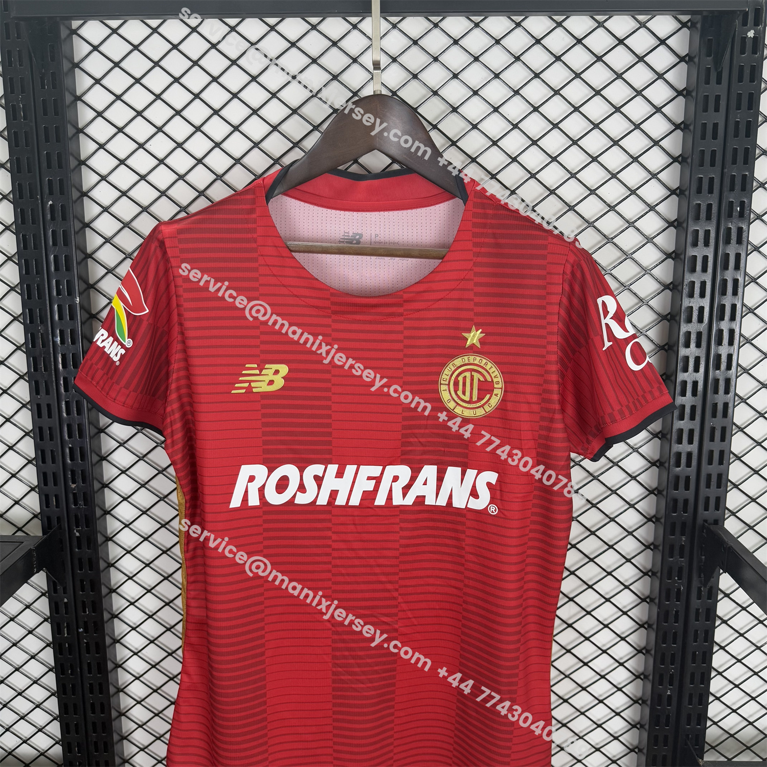 ManixJersey.com | Women's Toluca 25-26 Home Jersey -Customize Name, Number and Patch | Worldwide Shipping