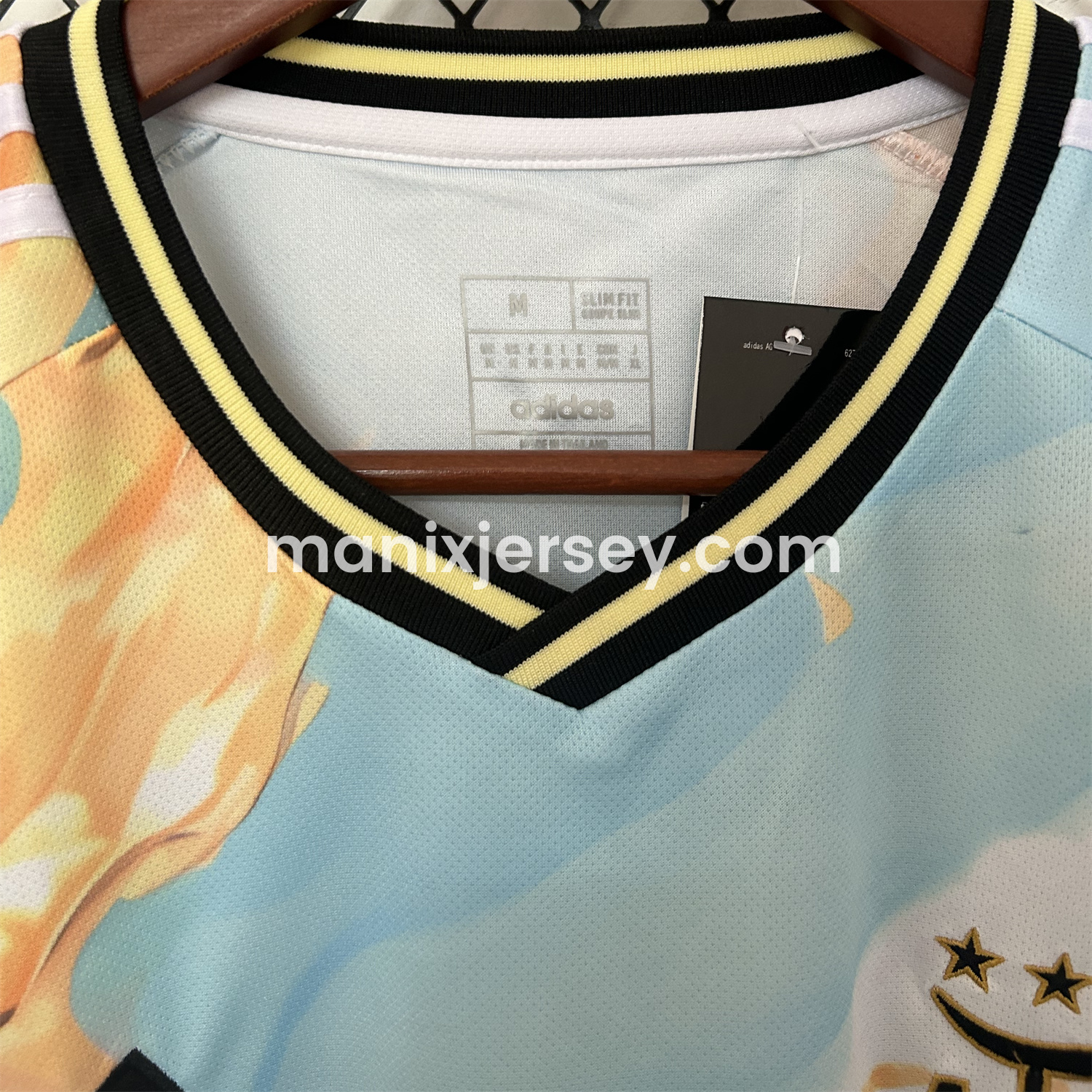 ManixJersey.com | Argentina 25-26 Blue and Gold Marble Pattern Special Jersey - Fans Version -Customize Name, Number and Patch | Worldwide Shipping