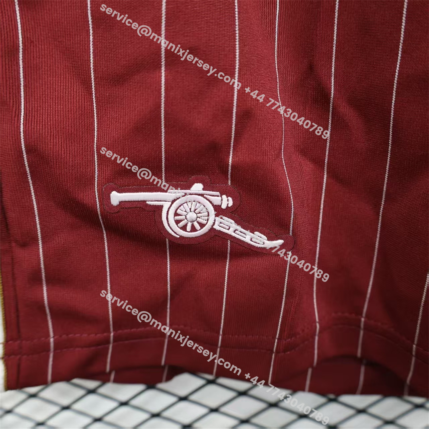 ManixJersey.com | Arsenal 25-26 Trefoil Red Travel Shorts - Player Version -Customize Name, Number and Patch | Worldwide Shipping