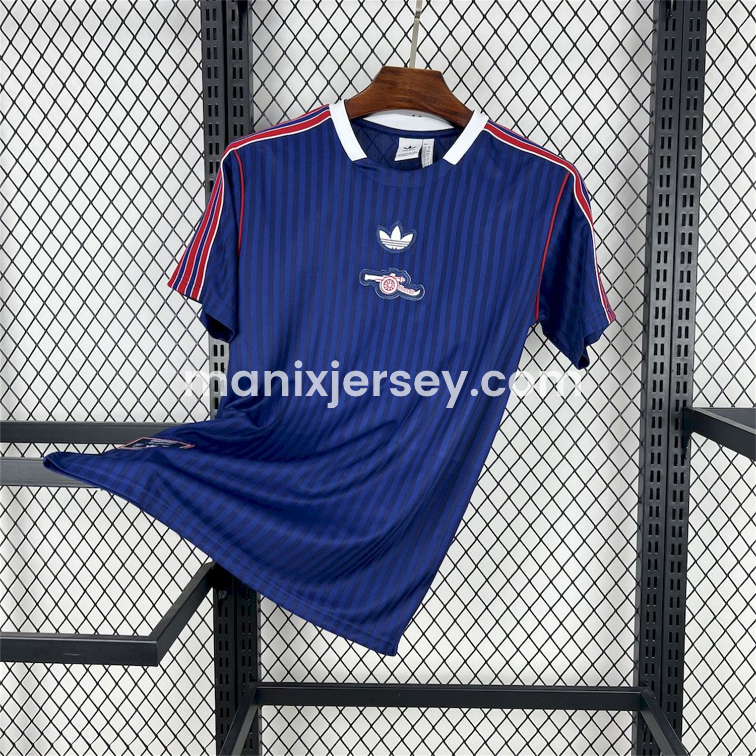 ManixJersey.com | Arsenal 24-25 Blue Icon Retro Jersey - Fans Version -Customize Name, Number and Patch | Worldwide Shipping