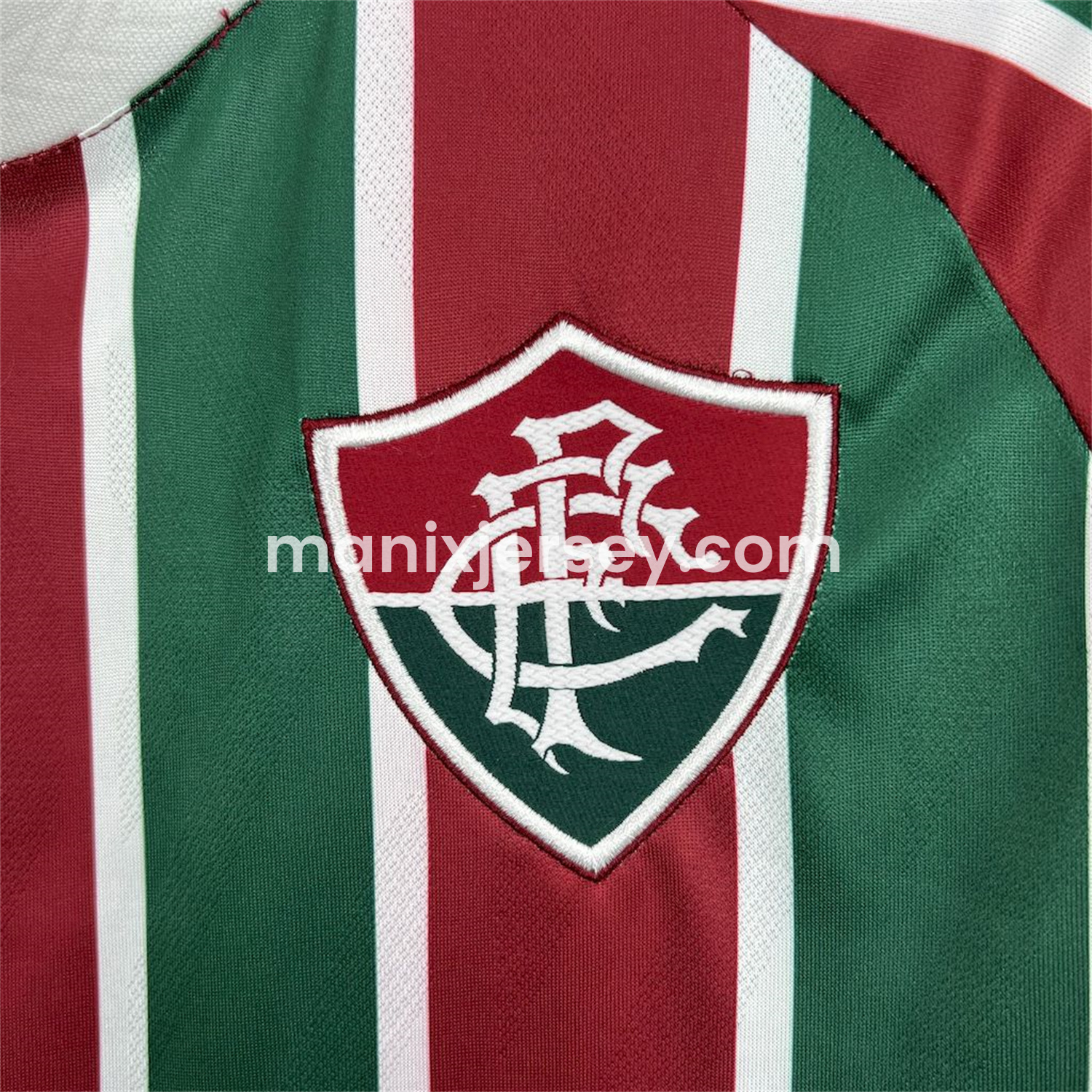 ManixJersey.com | Fluminense 25-26 Home Long Sleeves Jersey - Fans Version -Customize Name, Number and Patch | Worldwide Shipping