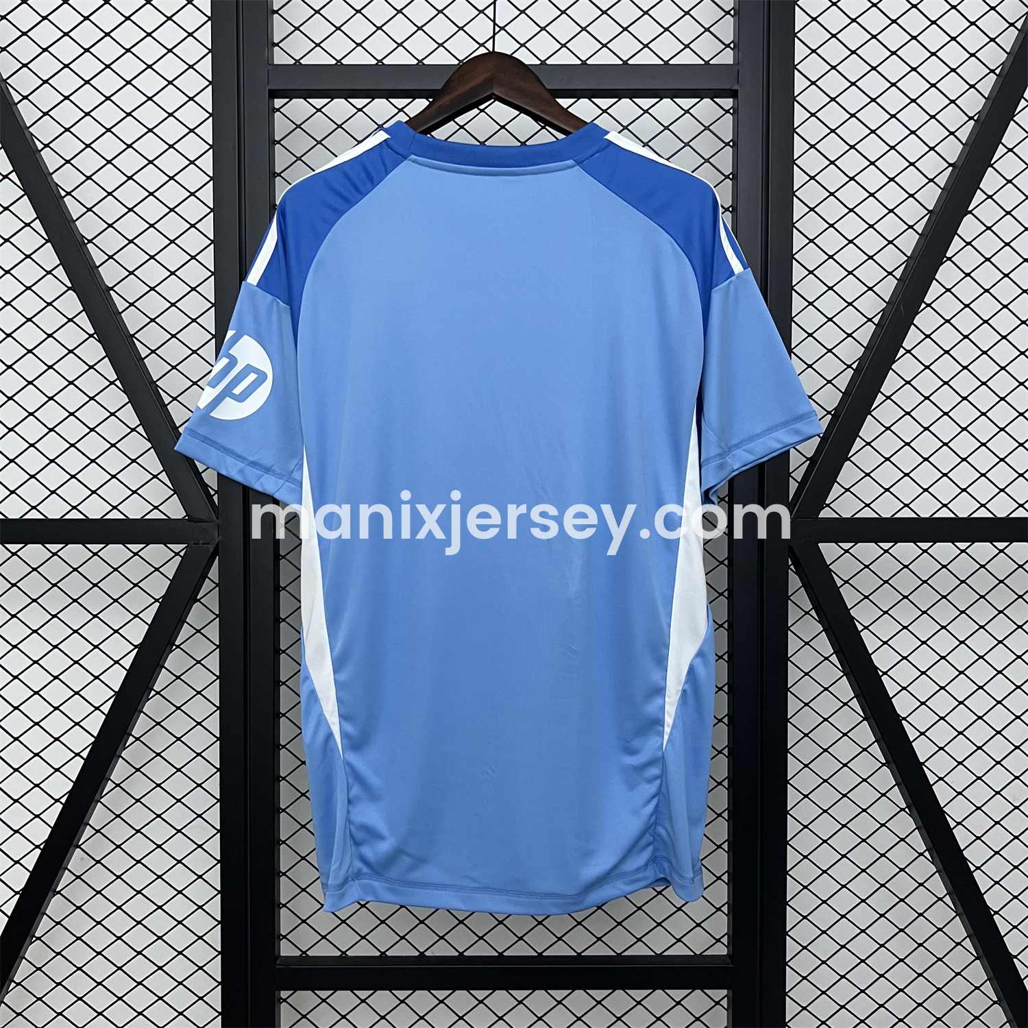 ManixJersey.com | Real Madrid 25-26 Blue Goalkeeper Jersey - Fans Version -Customize Name, Number and Patch | Worldwide Shipping