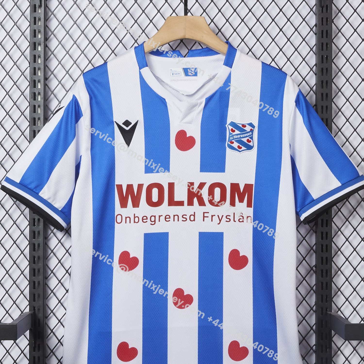 ManixJersey.com | SC Heerenveen 25-26 Home Jersey - Fans Version -Customize Name, Number and Patch | Worldwide Shipping