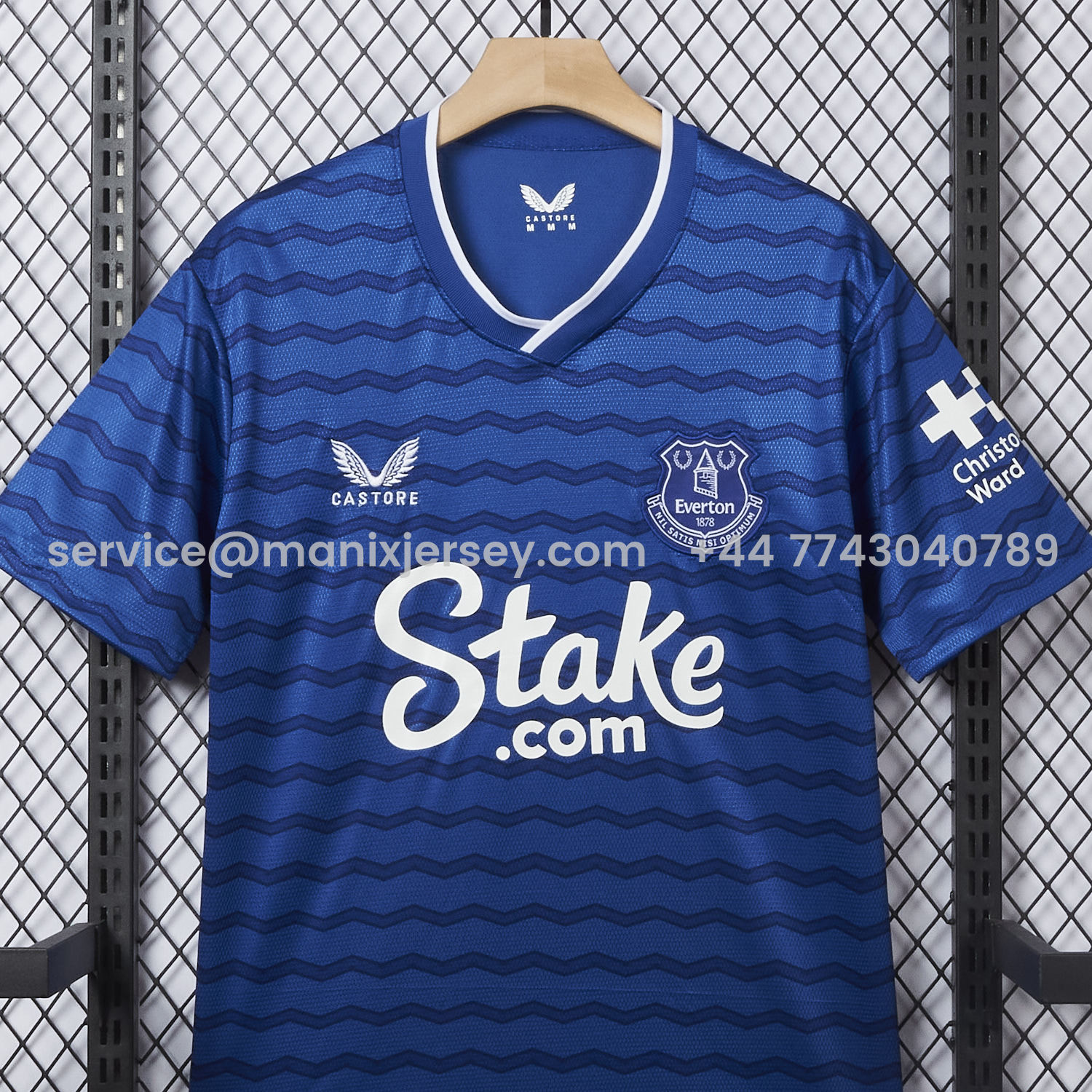 ManixJersey.com | Everton 25-26 Home Jersey - Fans Version -Customize Name, Number and Patch | Worldwide Shipping