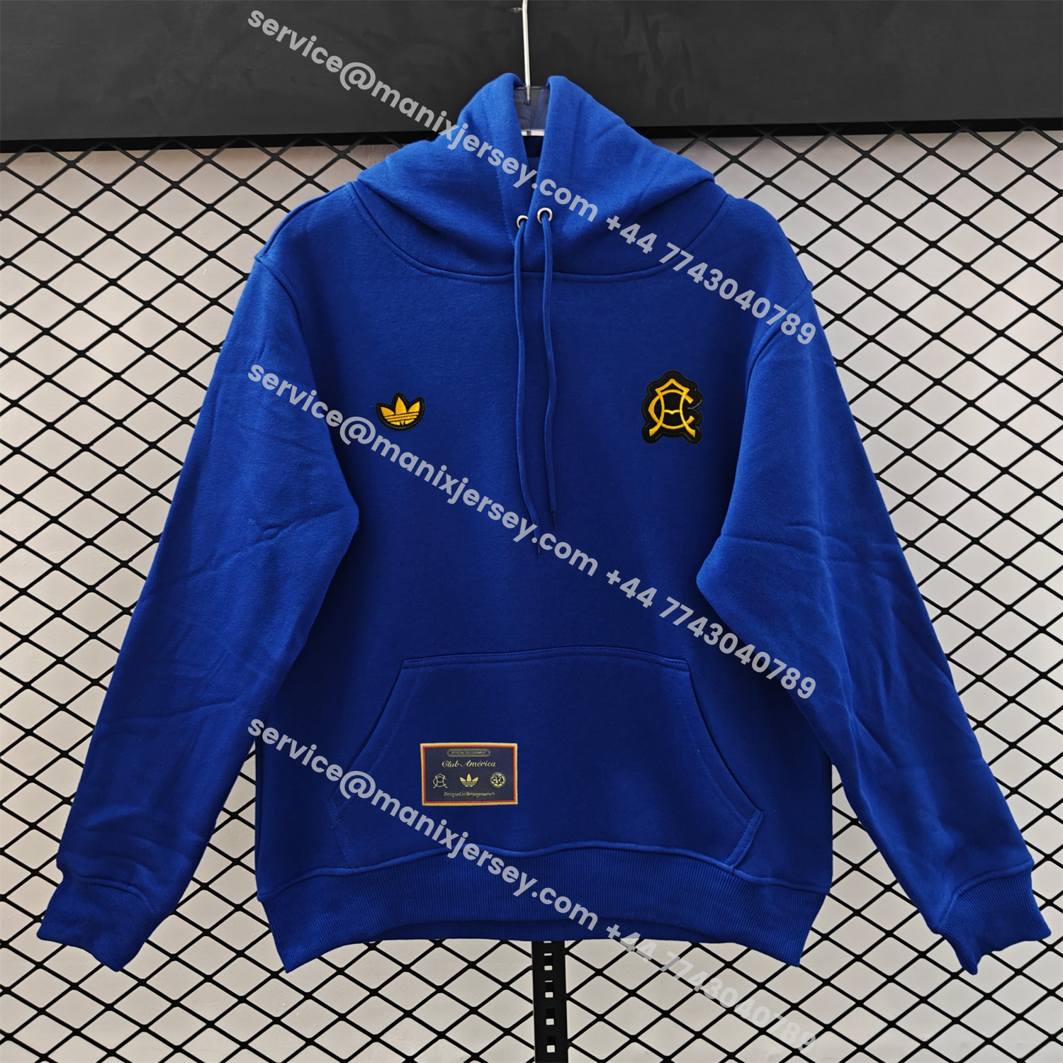 ManixJersey.com | Club América 25-26 Originals Terrace Icon Unisex Pullover Hoodie -Customize Name, Number and Patch | Worldwide Shipping