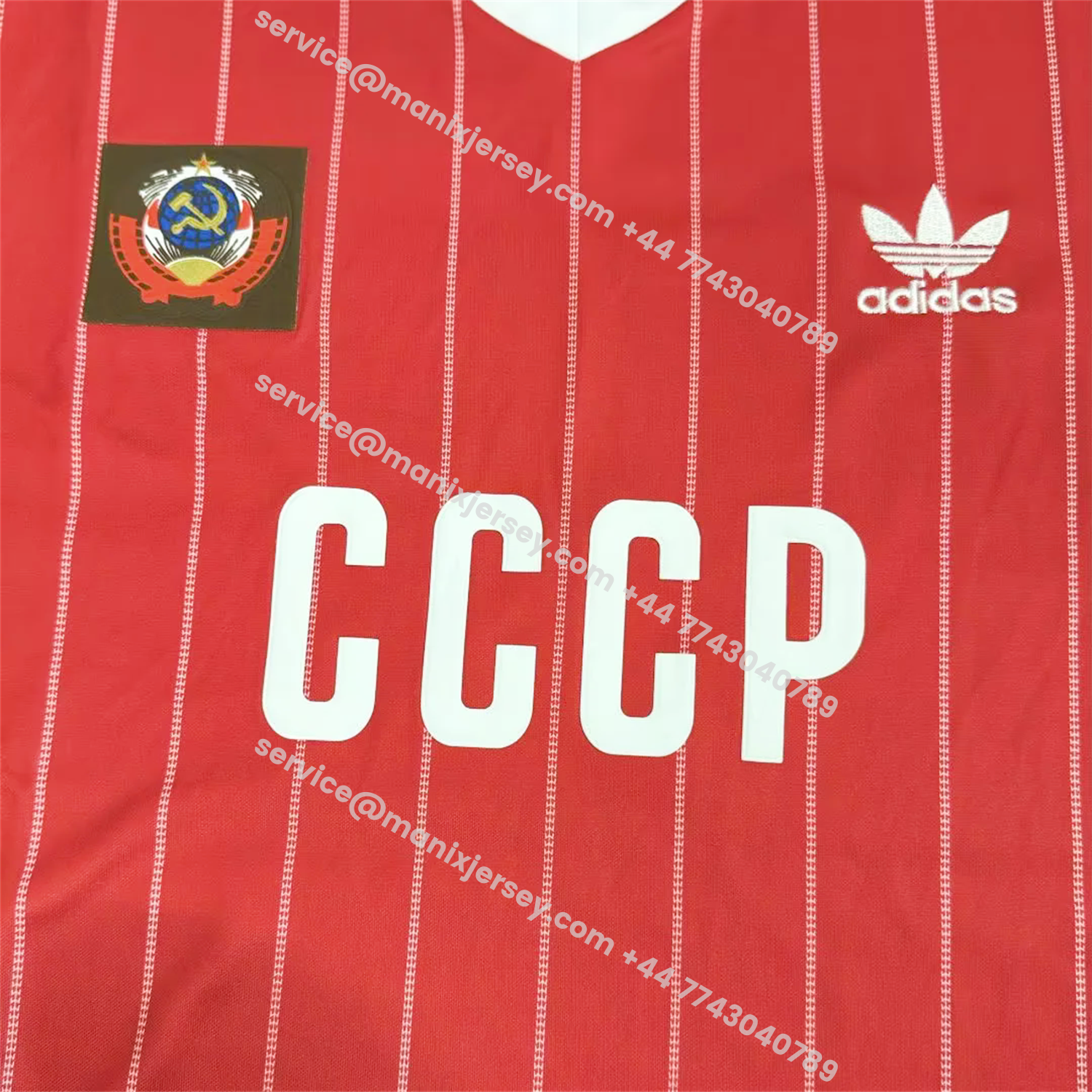 ManixJersey.com | Retro Soviet Union 1982-83 Home Red Jersey -Customize Name, Number and Patch | Worldwide Shipping