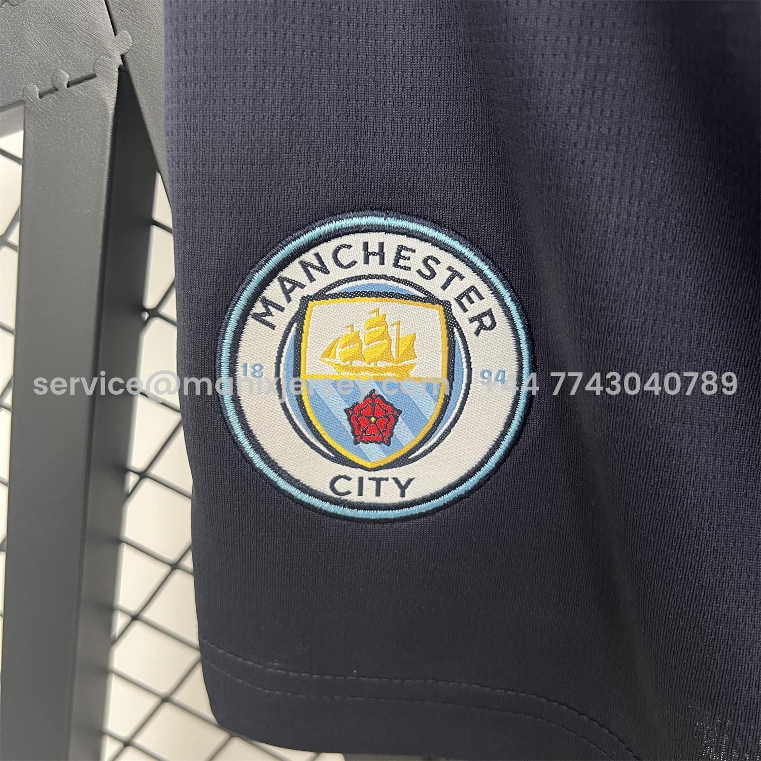 ManixJersey.com | Manchester City 25-26 Deep Blue Shorts - Fans Version -Customize Name, Number and Patch | Worldwide Shipping