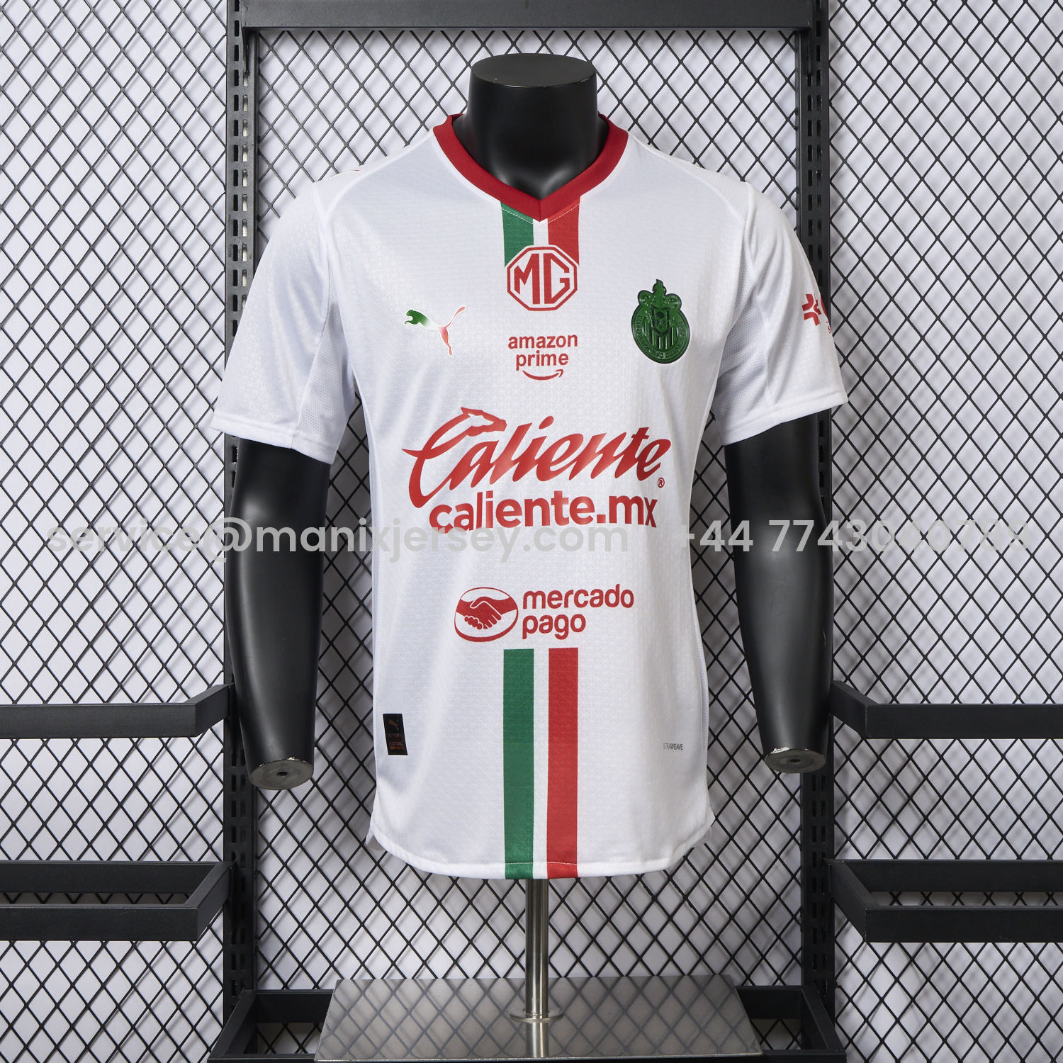 ManixJersey.com | Chivas de Guadalajara 25-26 Away Jersey - Player Version -Customize Name, Number and Patch | Worldwide Shipping