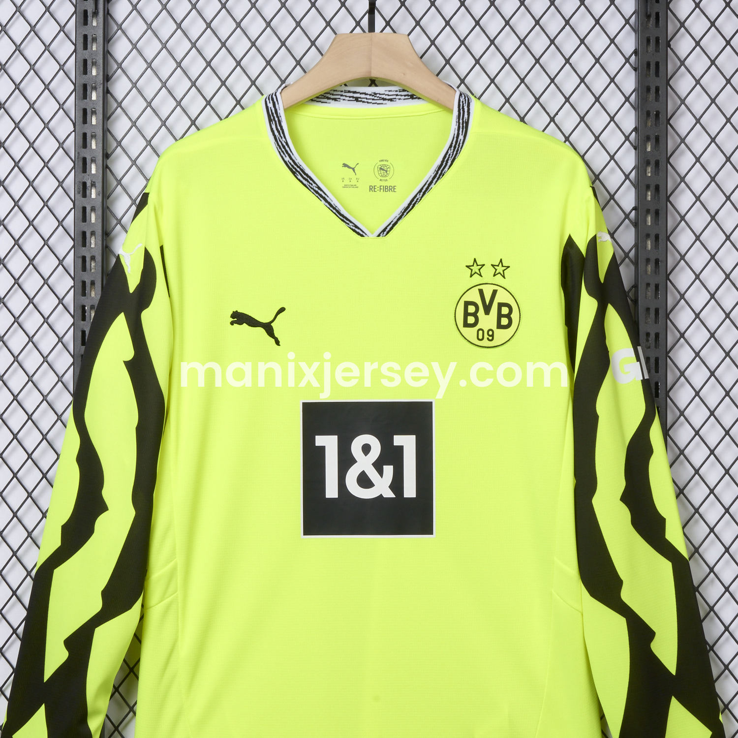 ManixJersey.com | Dortmund 24-25 Yellow Alert Special Edition Long Sleeve Jersey - Fans Version -Customize Name, Number and Patch | Worldwide Shipping