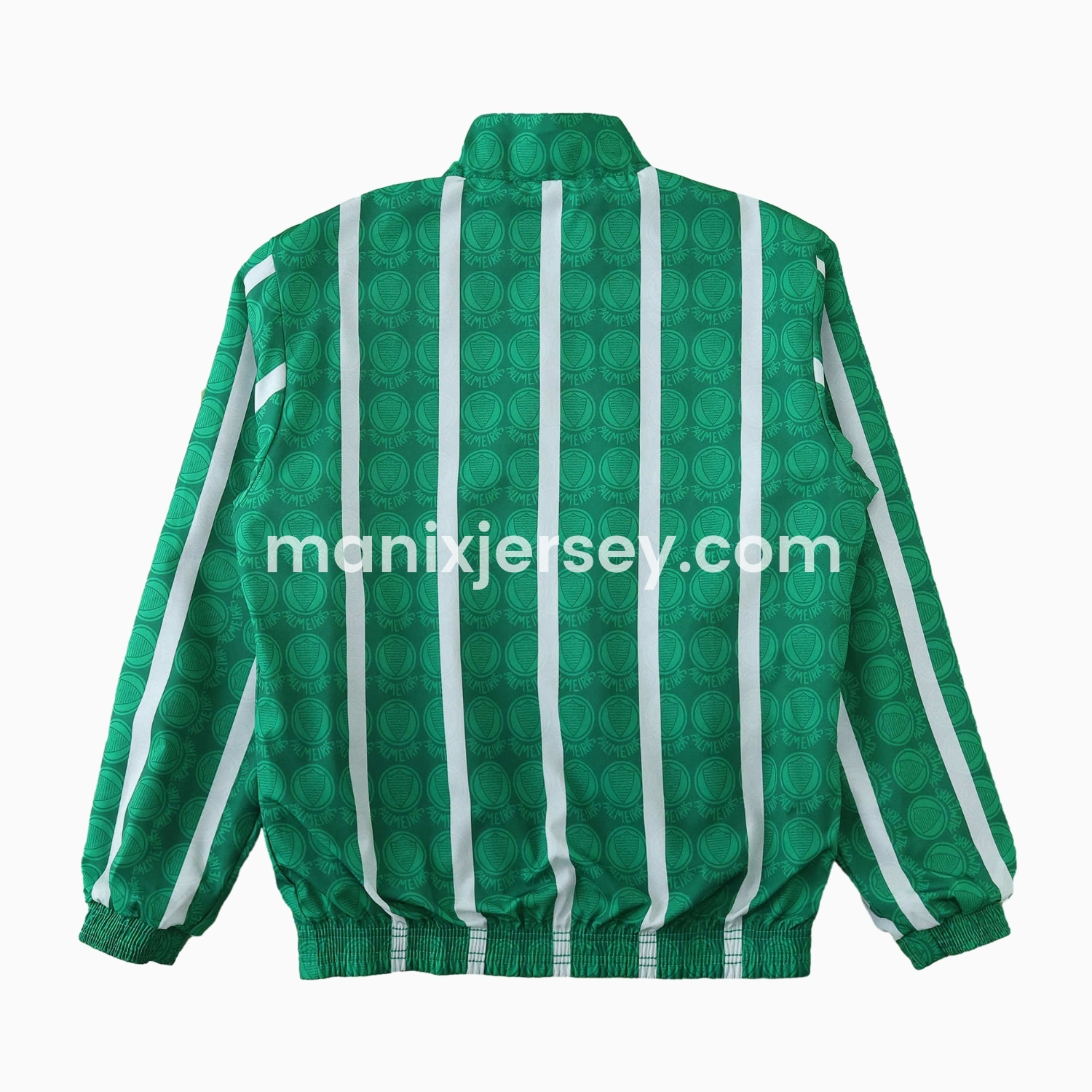 ManixJersey.com | Palmeiras 25-26 Double Sided Reversible Windbreaker - Black & Green -Customize Name, Number and Patch | Worldwide Shipping