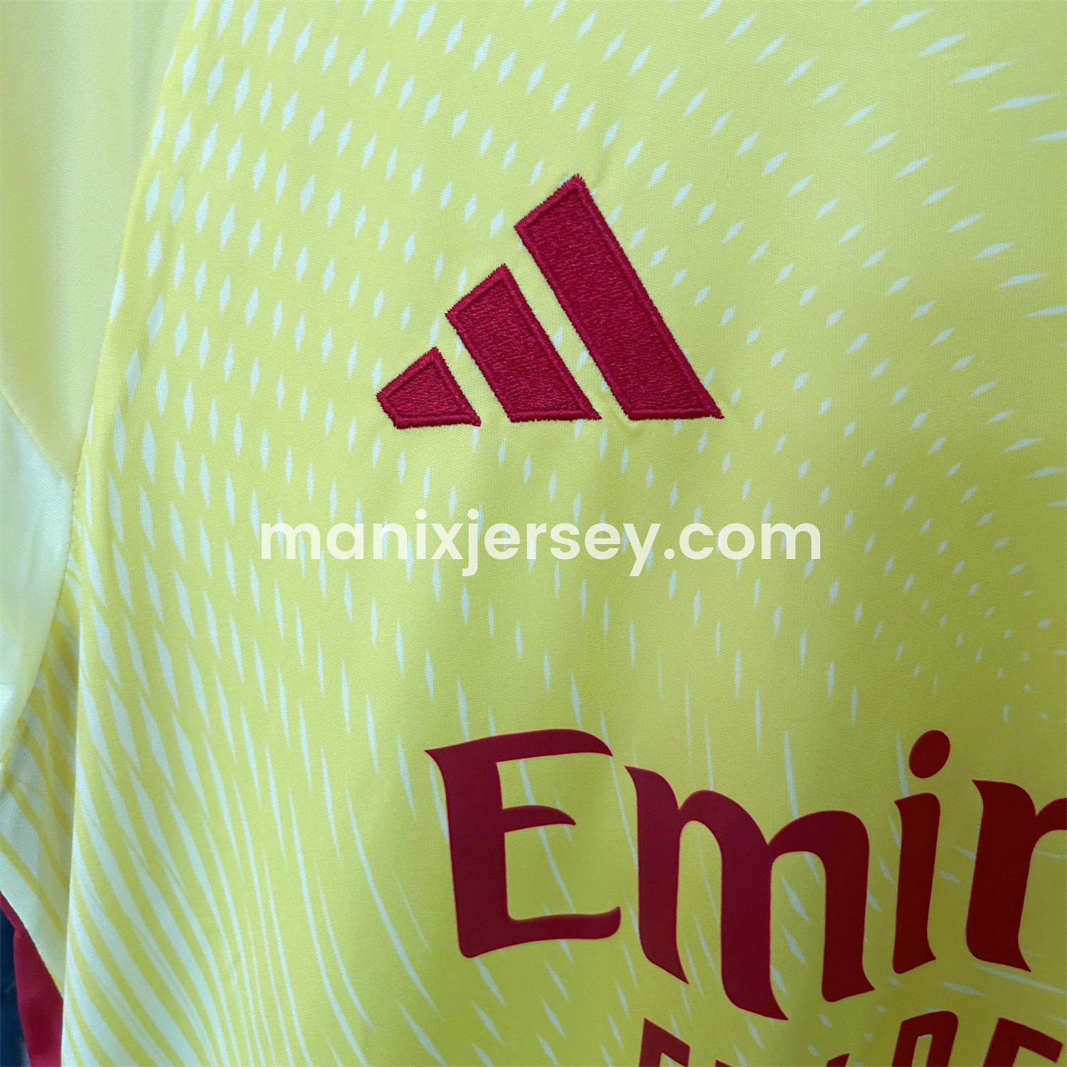 ManixJersey.com | Arsenal 25-26 Yellow Goalkeeper Jersey - Fans Version -Customize Name, Number and Patch | Worldwide Shipping