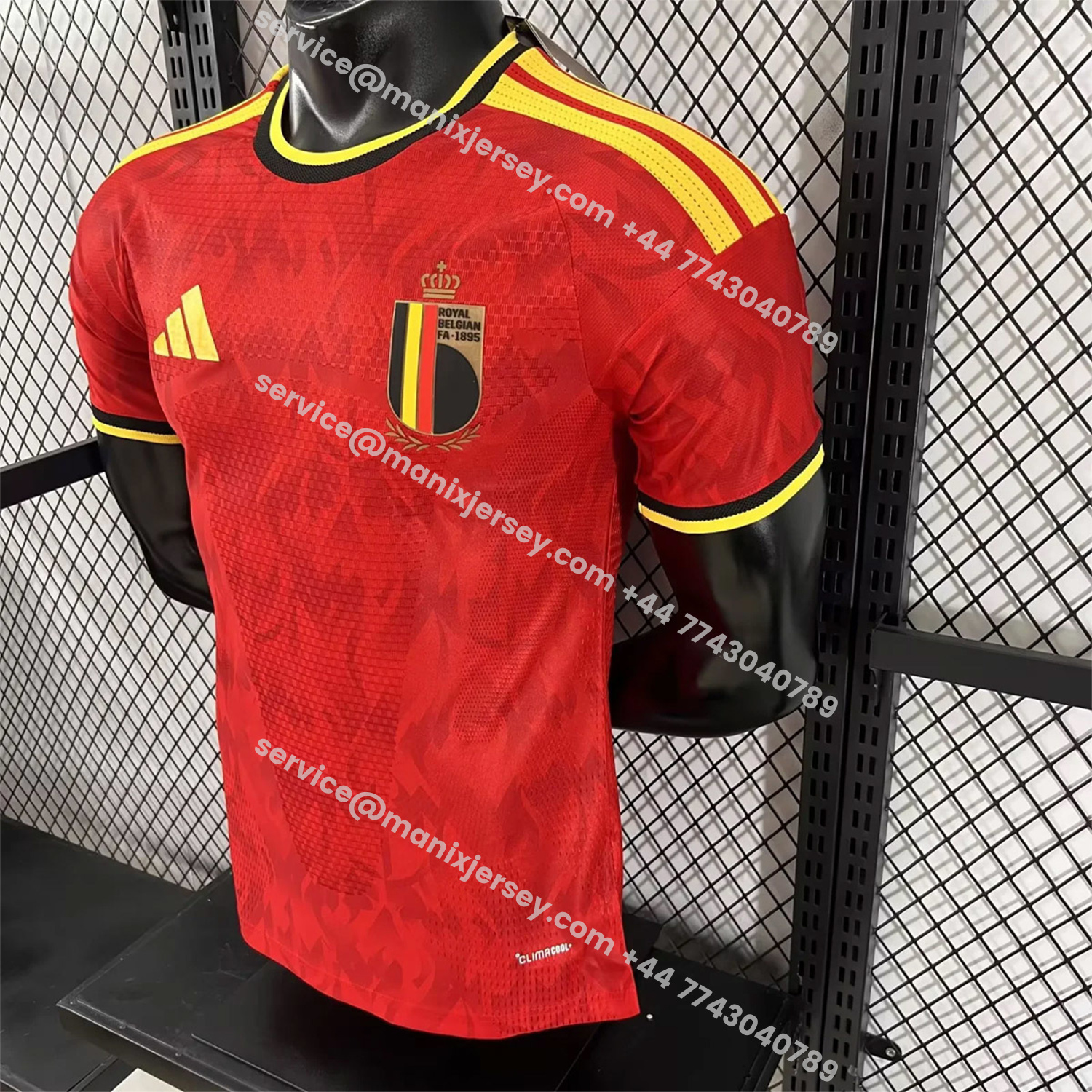 ManixJersey.com | Belgium 2026 Home Jersey (Leaked Version) - Player Version -Customize Name, Number and Patch | Worldwide Shipping