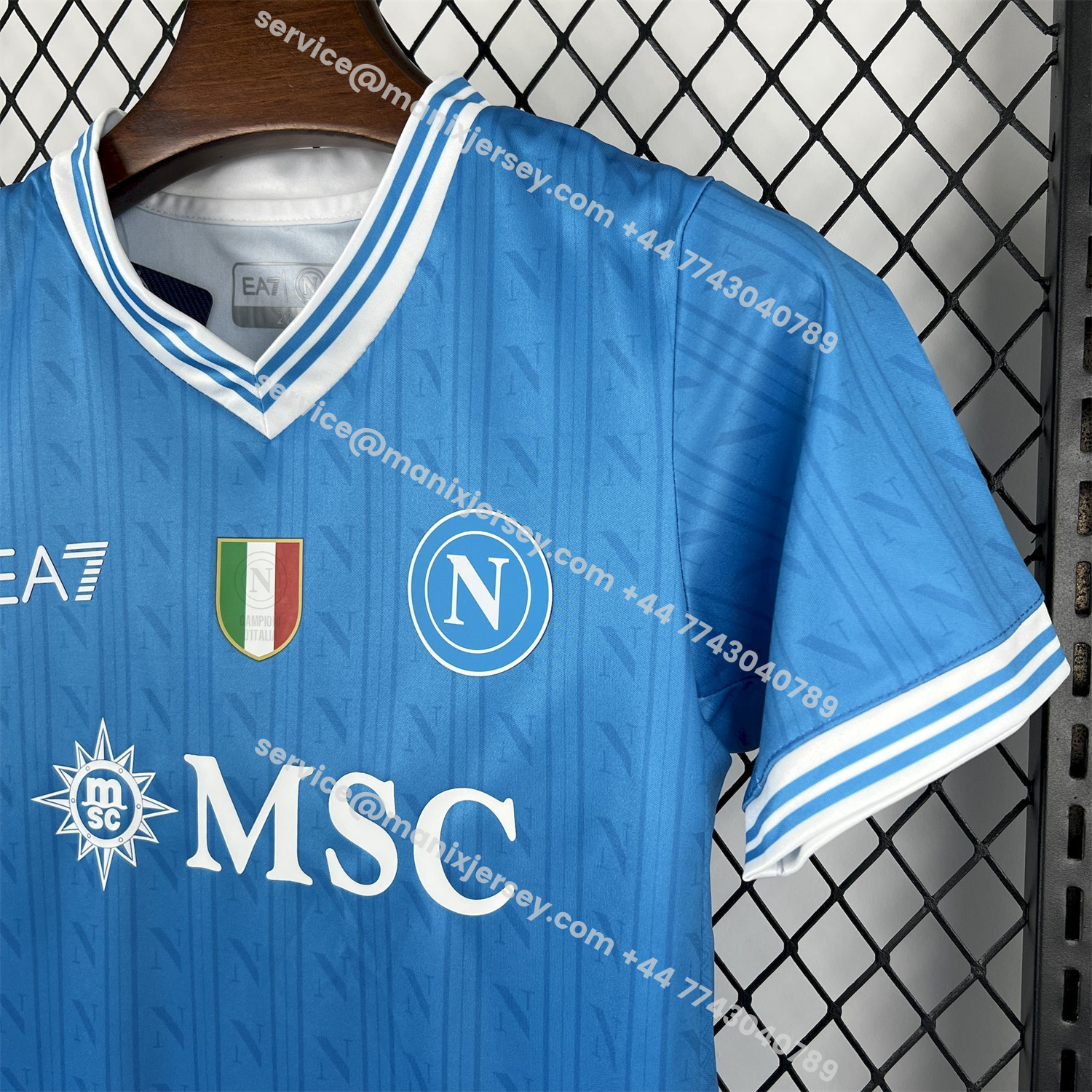 ManixJersey.com | Napoli 25-26 Home Kids Kit -Customize Name, Number and Patch | Worldwide Shipping