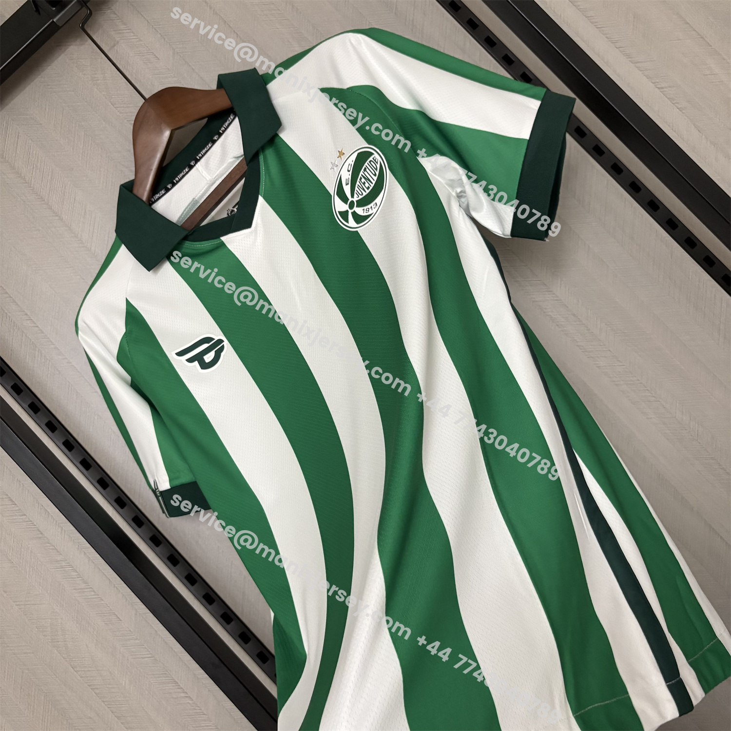 ManixJersey.com | EC Juventude 25-26 Home Unsponsored Green And White Jersey - Fans Version -Customize Name, Number and Patch | Worldwide Shipping