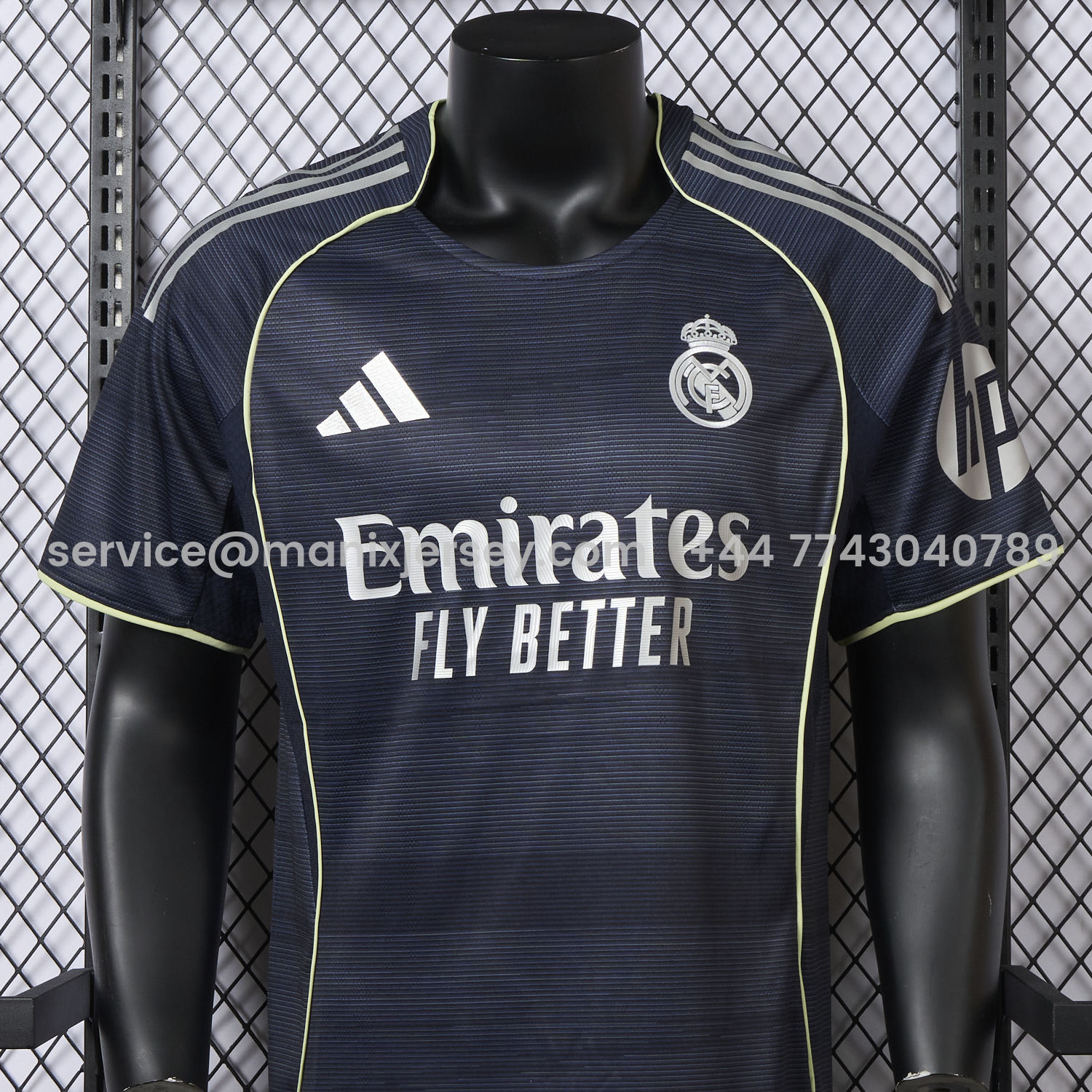 ManixJersey.com | Real Madrid 25-26 Away Jersey - Player Version -Customize Name, Number and Patch | Worldwide Shipping