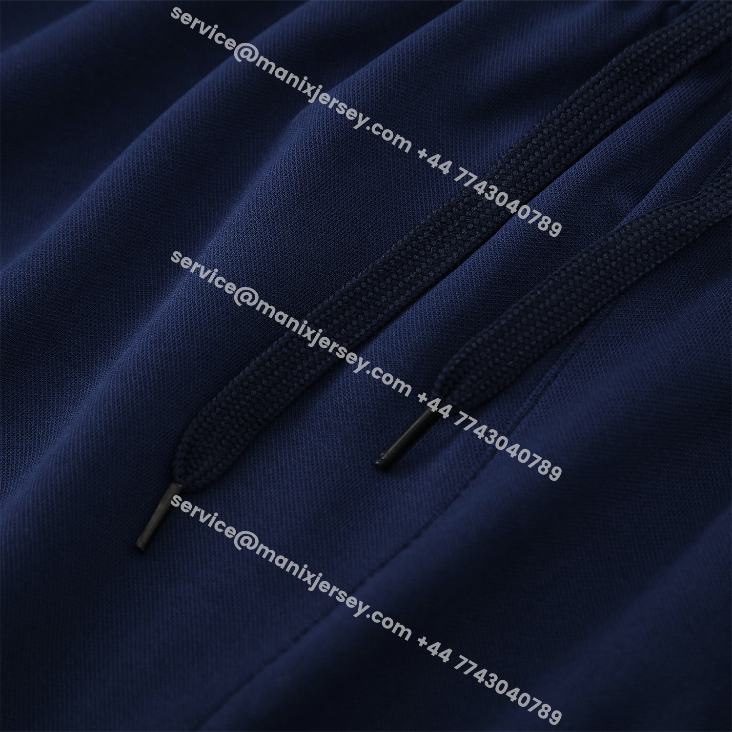 ManixJersey.com | Atletico Madrid Short-Sleeve Training Set - Red White Top & Blue Shorts -Customize Name, Number and Patch | Worldwide Shipping