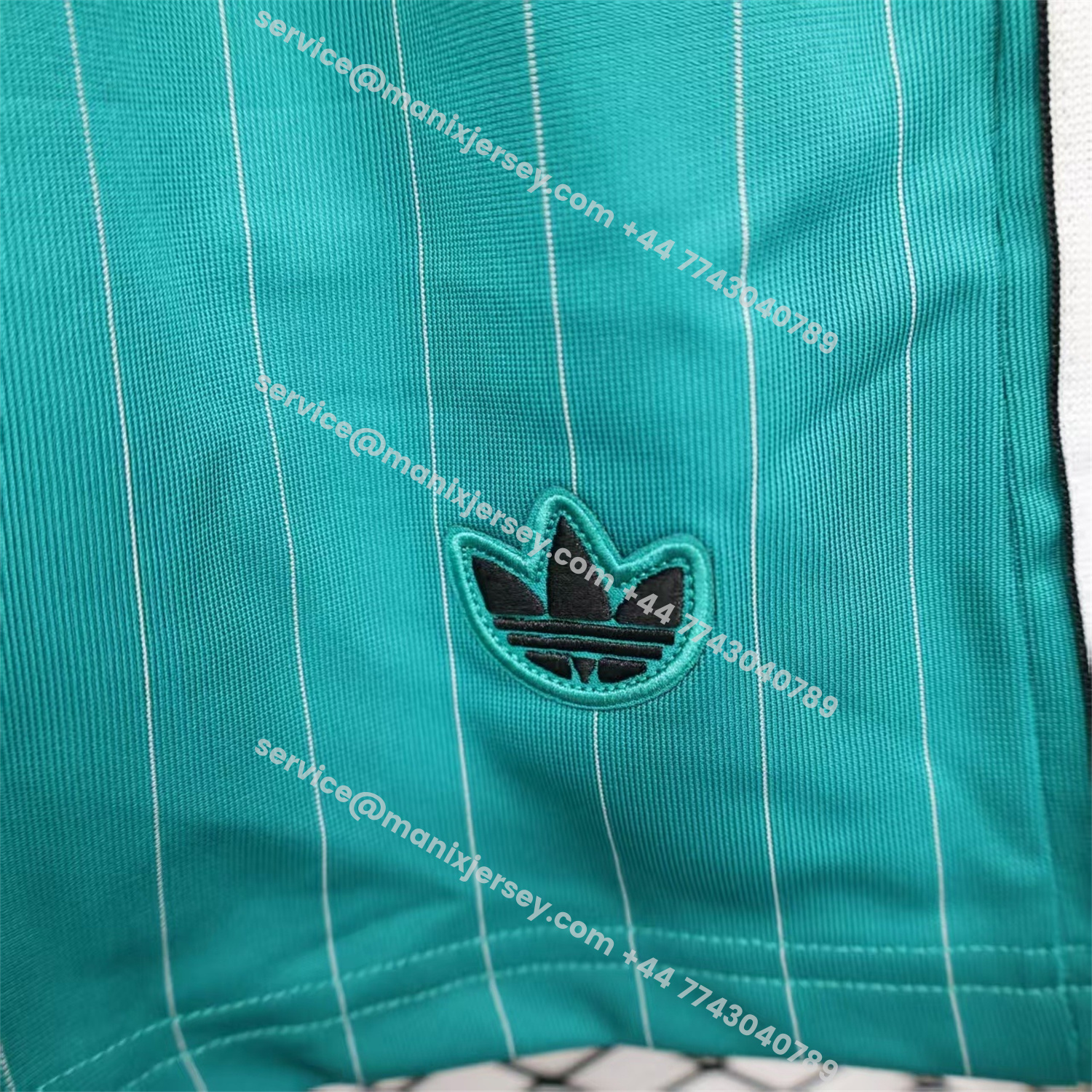 ManixJersey.com | Liver.pool 25-26 Trefoil Cyan Travel Shorts - Player Version -Customize Name, Number and Patch | Worldwide Shipping