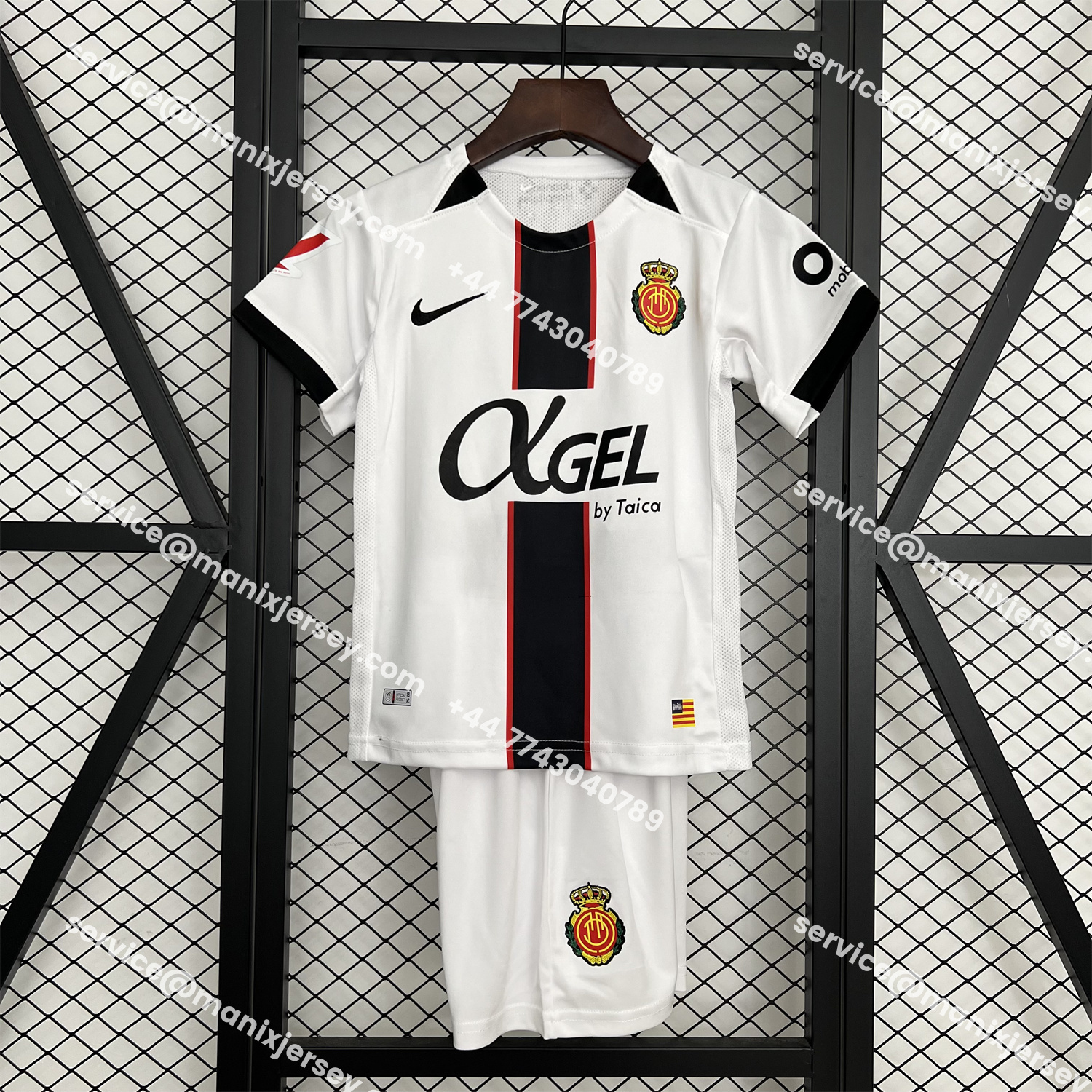 ManixJersey.com | Mallorca 25-26 Away White Kids Kit -Customize Name, Number and Patch | Worldwide Shipping