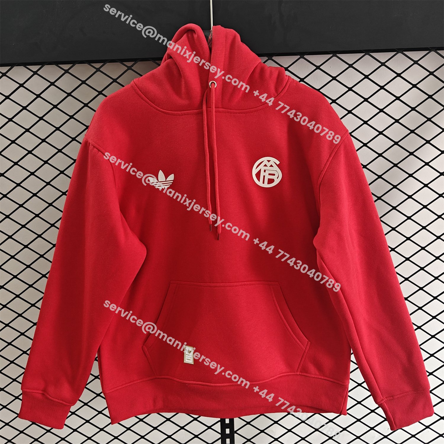 ManixJersey.com | Bayern Munich 25-26 Originals Terrace Icon Unisex Pullover Hoodie -Customize Name, Number and Patch | Worldwide Shipping