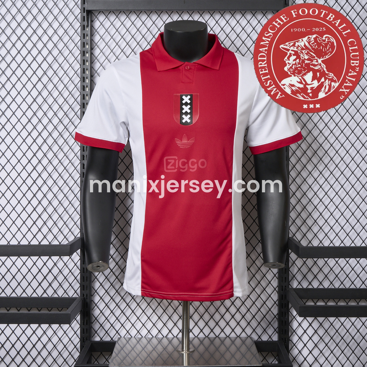ManixJersey.com | Ajax 2025 125-Year Anniversary Jersey - Player Version -Customize Name, Number and Patch | Worldwide Shipping
