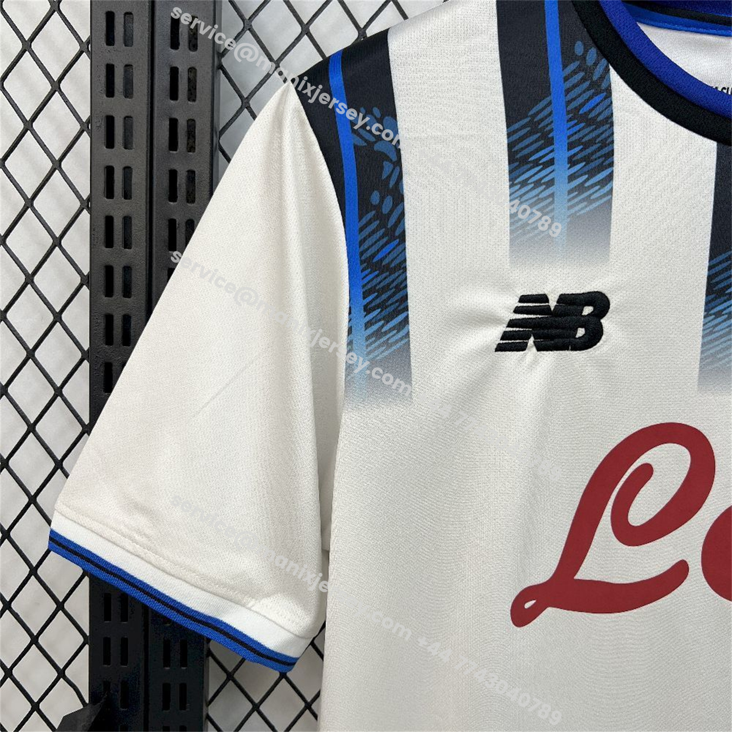 ManixJersey.com | Atalanta 25-26 Away White Jersey - Fans Version -Customize Name, Number and Patch | Worldwide Shipping