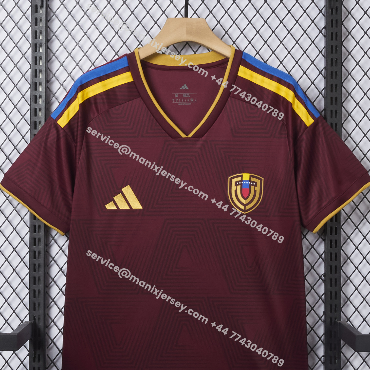 ManixJersey.com | Venezuela 2026 Home Jersey - Fans Version -Customize Name, Number and Patch | Worldwide Shipping