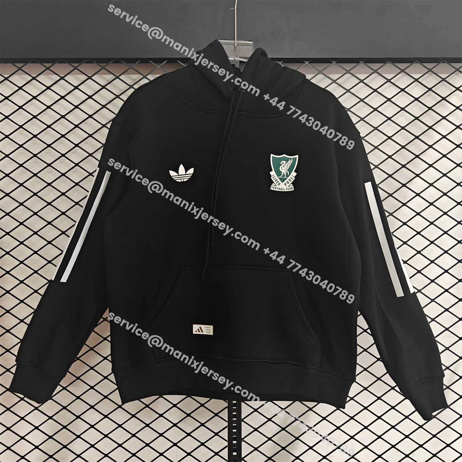 ManixJersey.com | Liver.pool 25-26 Originals Terrace Icon Unisex Pullover Hoodie -Customize Name, Number and Patch | Worldwide Shipping