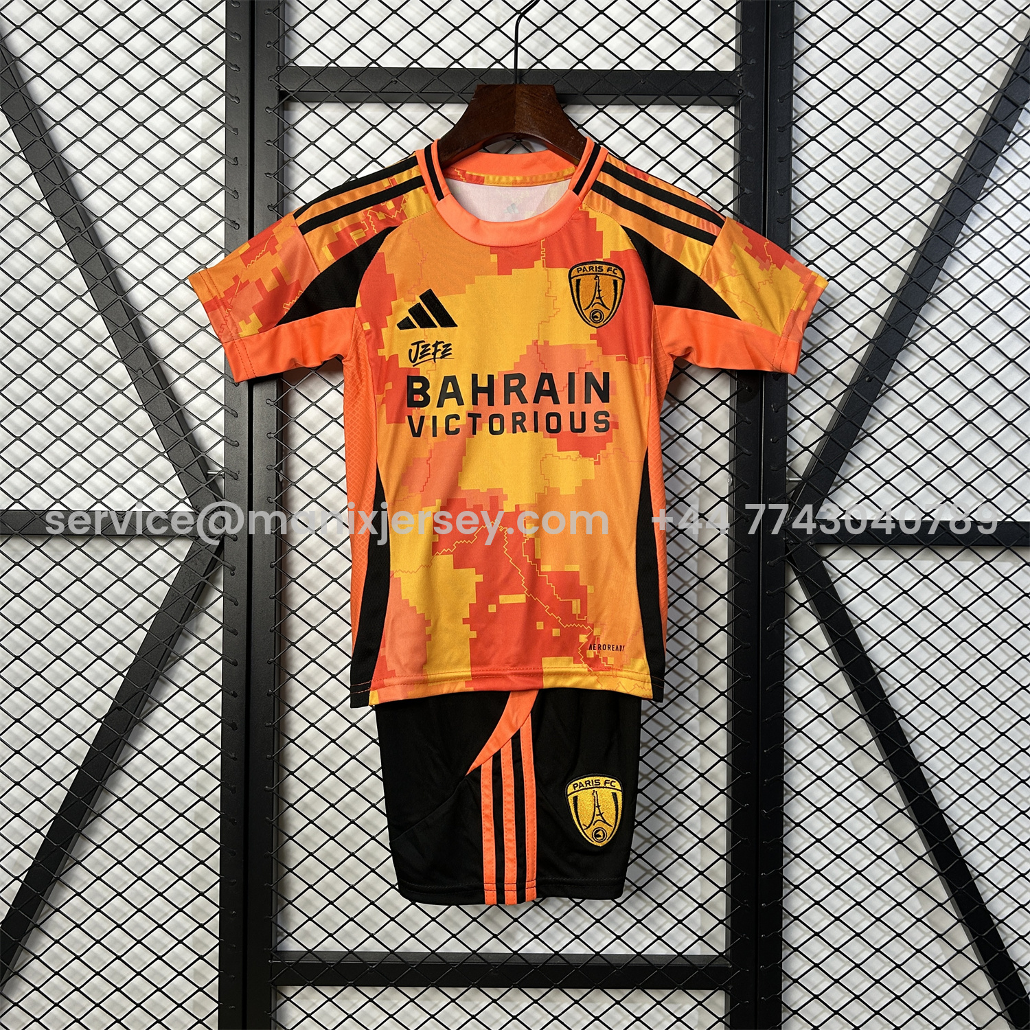 ManixJersey.com | Paris FC 25-26 Third Kids Kit -Customize Name, Number and Patch | Worldwide Shipping