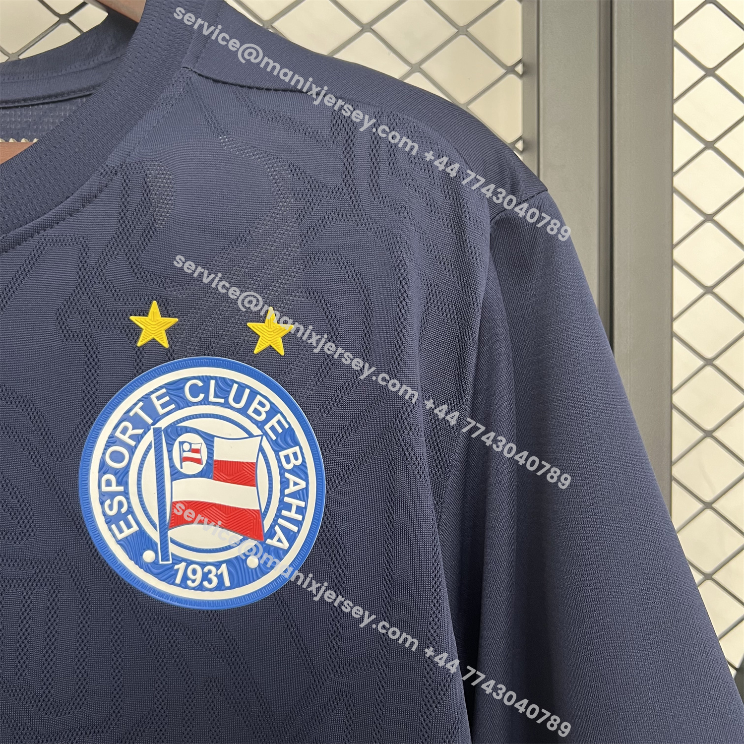 ManixJersey.com | Bahia 25-26 Deep Blue Training Jersey - Fans Version -Customize Name, Number and Patch | Worldwide Shipping