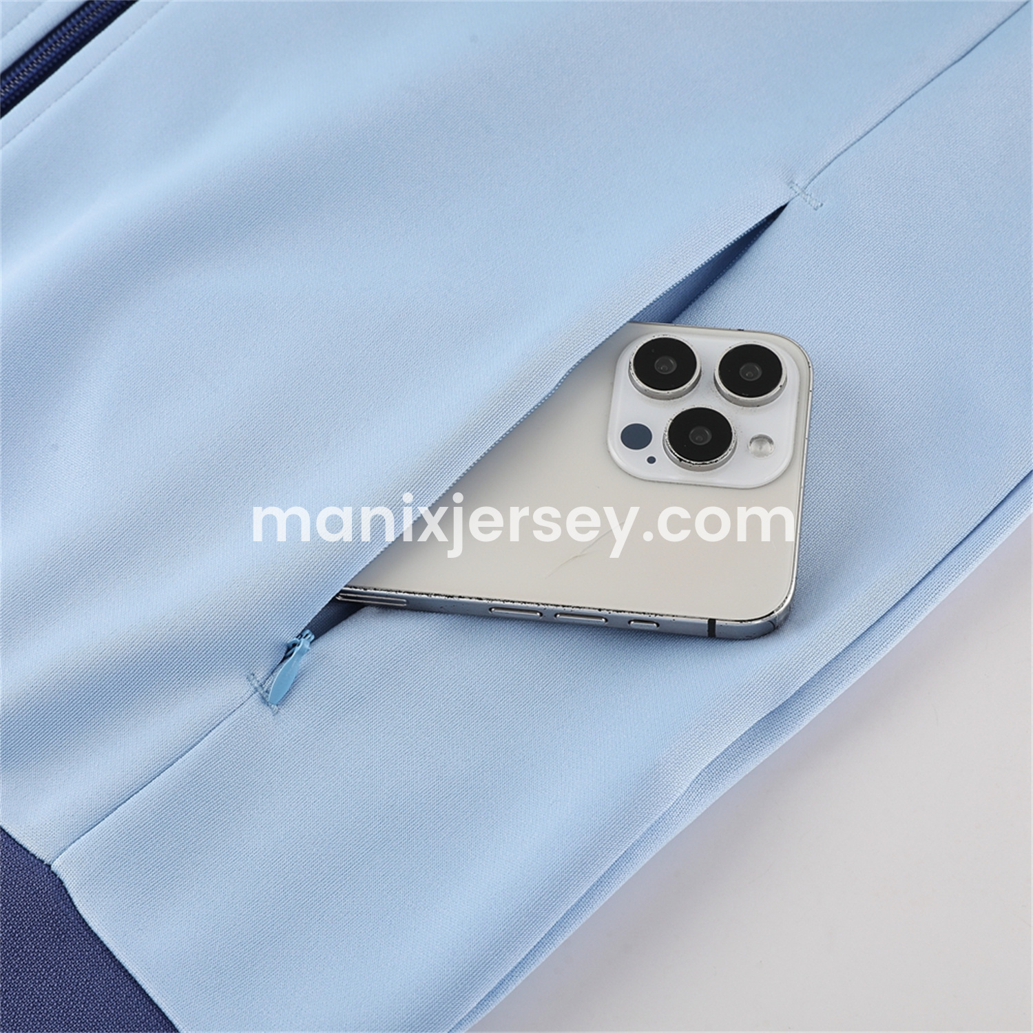ManixJersey.com | Argentina 24-25 Throwback Jacket Training Tracksuit - Light Blue Jackets & Blue Pants -Customize Name, Number and Patch | Worldwide Shipping