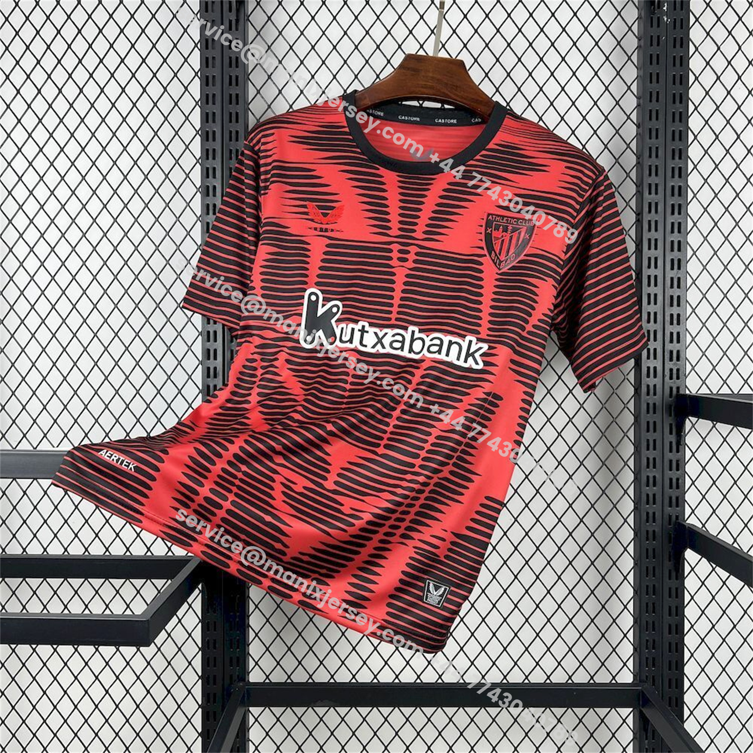 ManixJersey.com | Athletic Bilbao 25-26 Red Pre-Match Jersey - Fans Version -Customize Name, Number and Patch | Worldwide Shipping