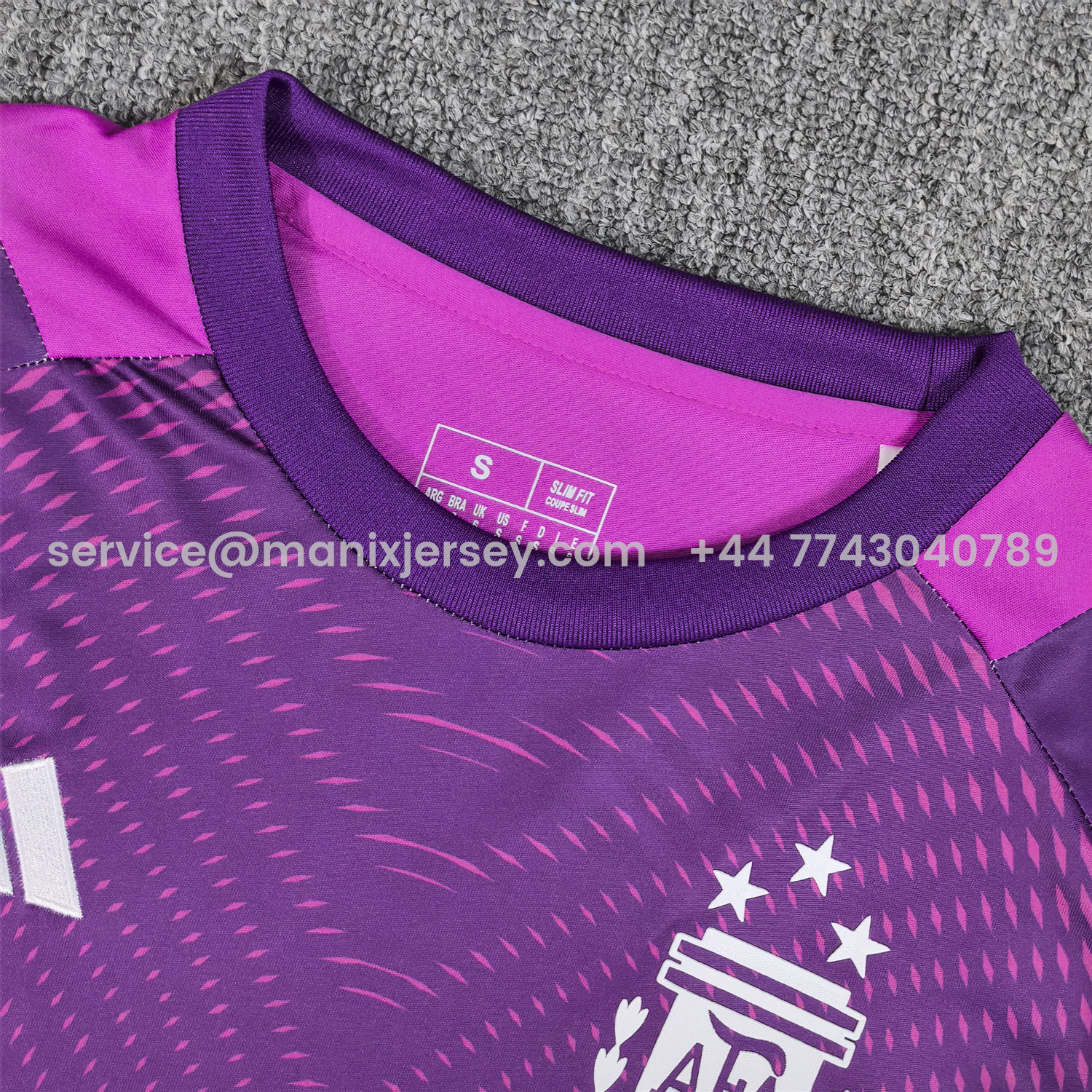 ManixJersey.com | Argentina 25-26 Purple Goalkeeper Jersey - Fans Version -Customize Name, Number and Patch | Worldwide Shipping