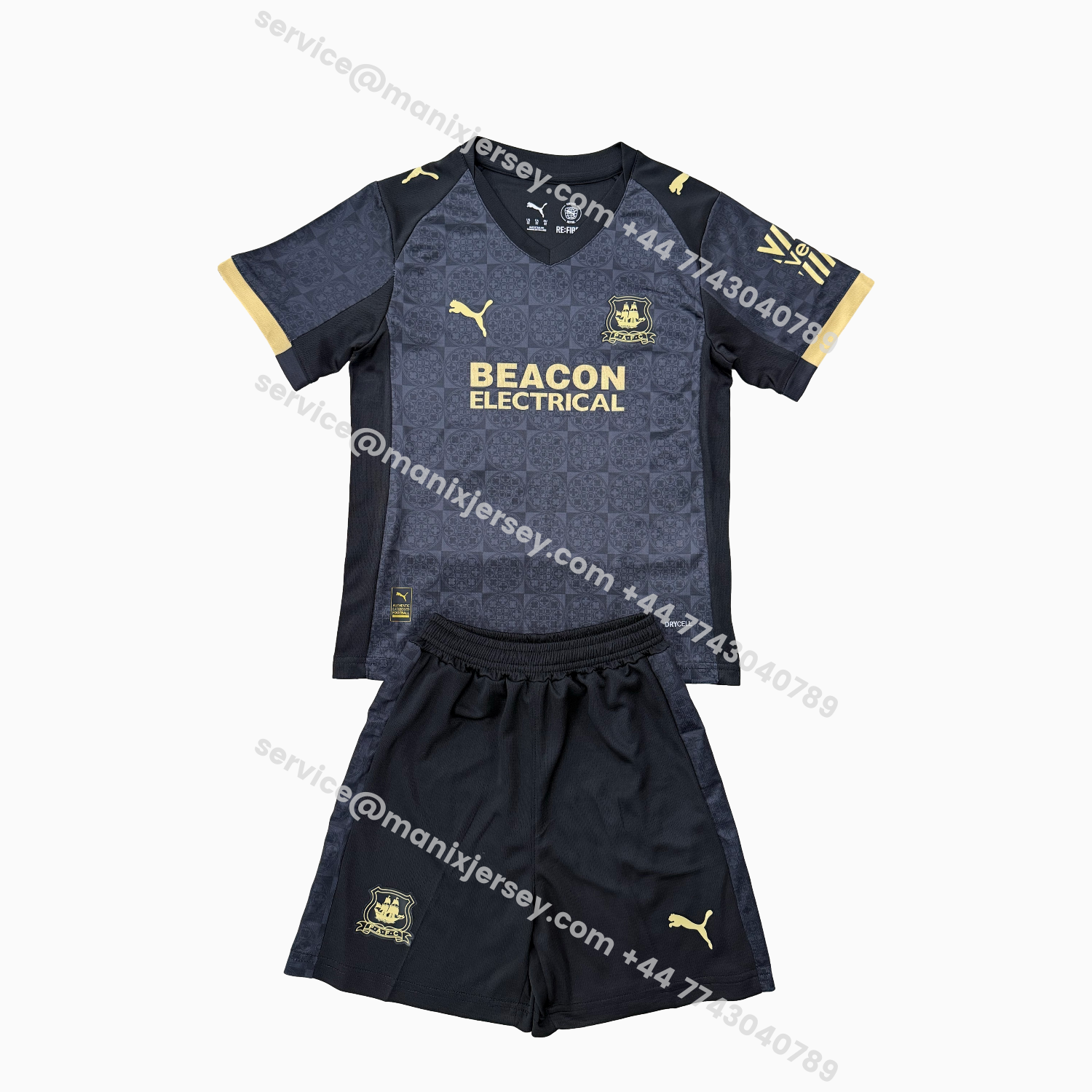 ManixJersey.com | Plymouth Argyle 25-26 Away Kids Kit -Customize Name, Number and Patch | Worldwide Shipping