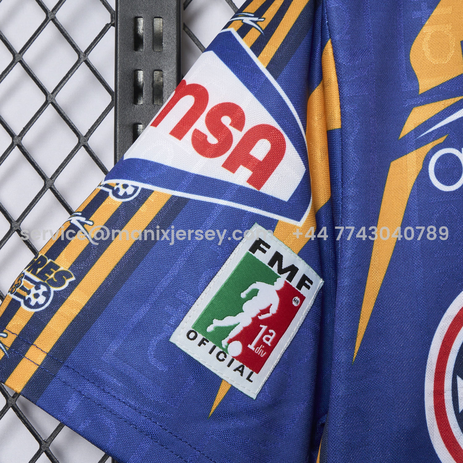 ManixJersey.com | Retro Tigres UANL 1997-98 Away Jersey -Customize Name, Number and Patch | Worldwide Shipping