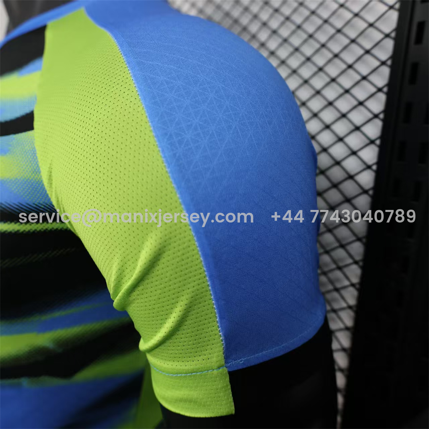 ManixJersey.com | Marseille 25-26 Blue Green Gradient Training Jersey - Player Version -Customize Name, Number and Patch | Worldwide Shipping