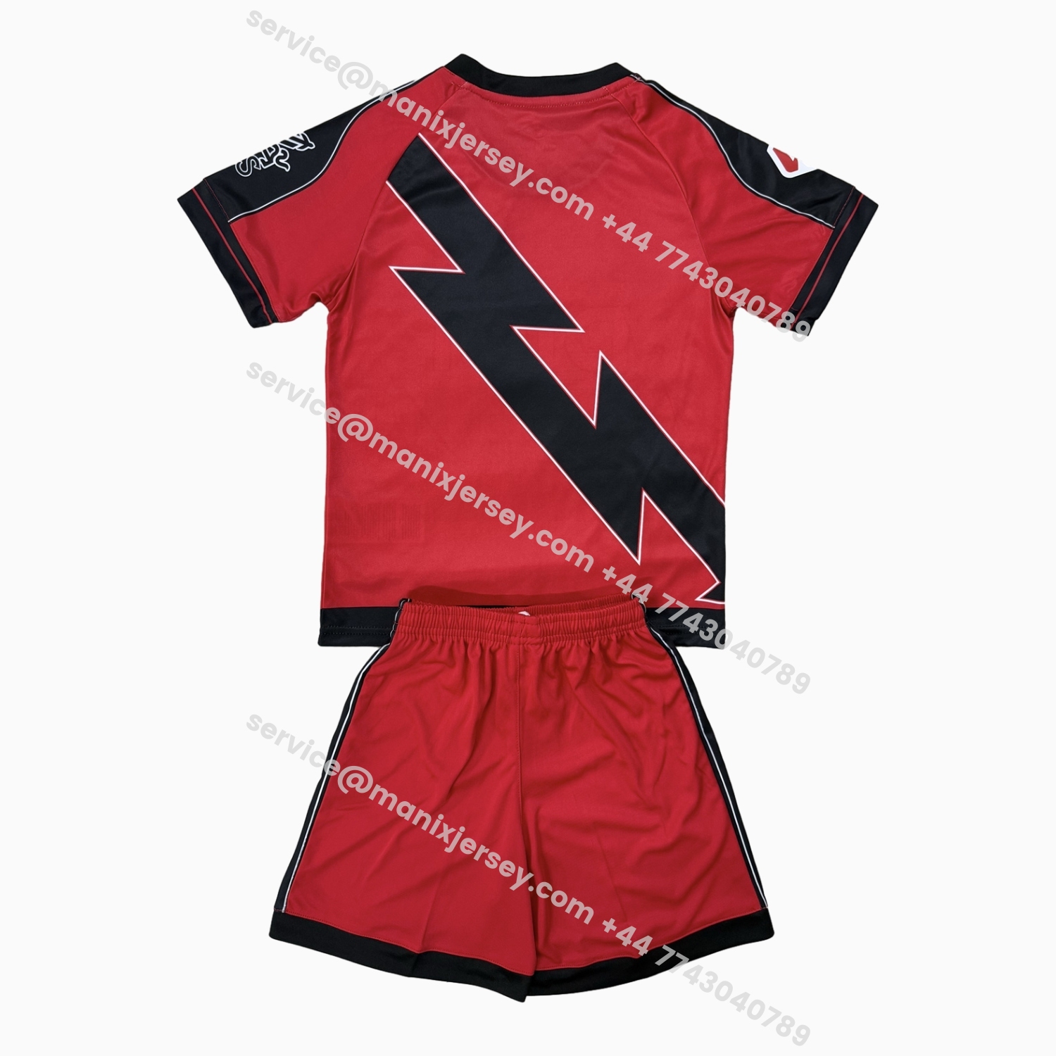 ManixJersey.com | Rayo Vallecano 25-26 Away Kids Kit -Customize Name, Number and Patch | Worldwide Shipping
