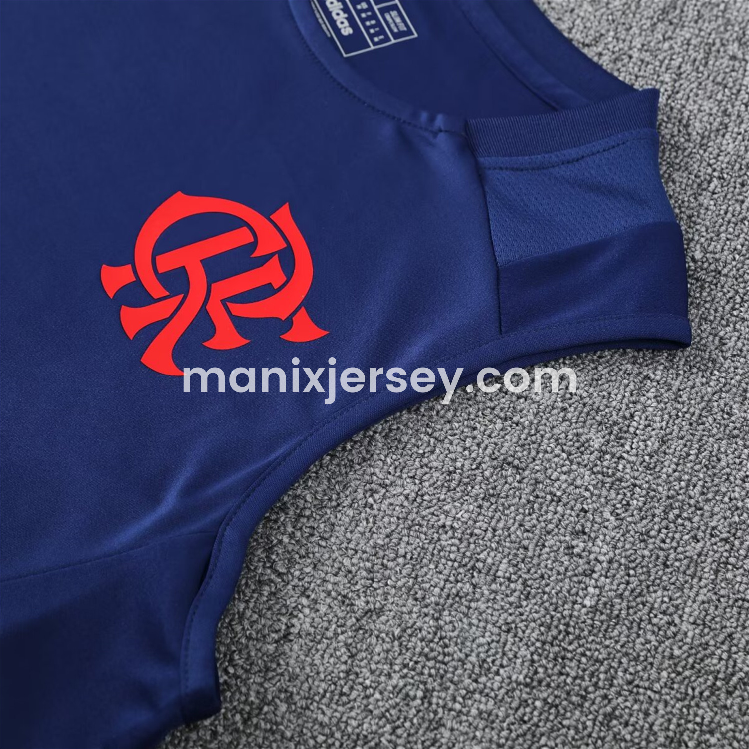 ManixJersey.com | Flamengo 25-26 Vest Training Set - Royal Blue With Royal Blue -Customize Name, Number and Patch | Worldwide Shipping