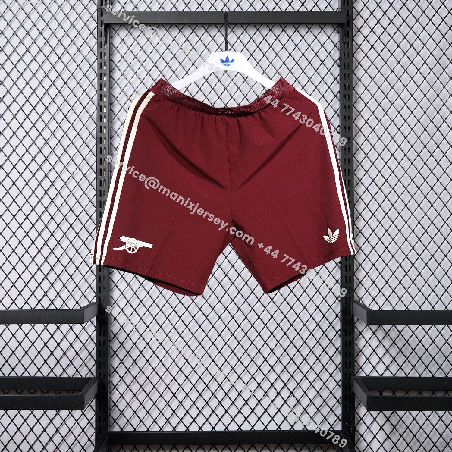 ManixJersey.com | Arsenal 25-26 Third Red Shorts - Player Version -Customize Name, Number and Patch | Worldwide Shipping