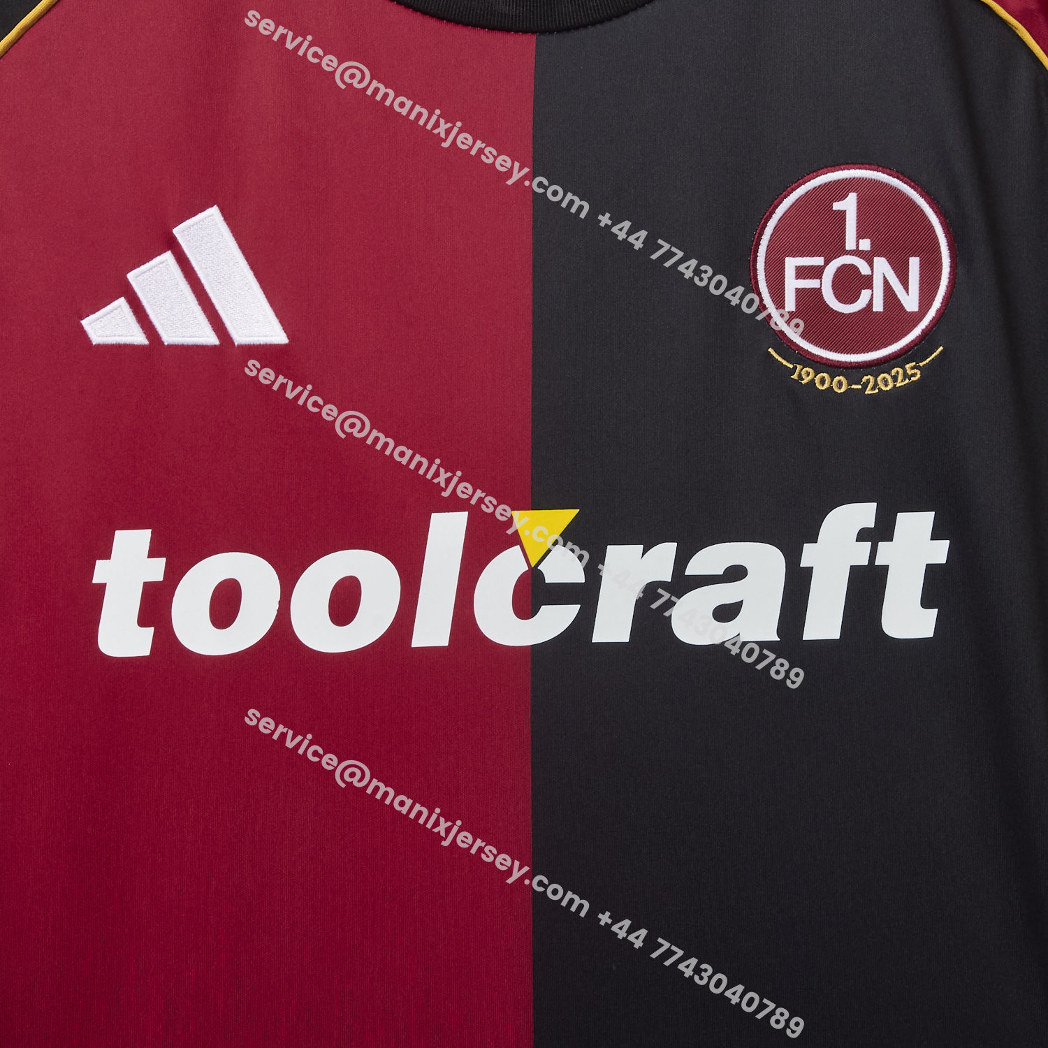 ManixJersey.com | Nürnberg 25-26 Home Jersey - Fans Version -Customize Name, Number and Patch | Worldwide Shipping