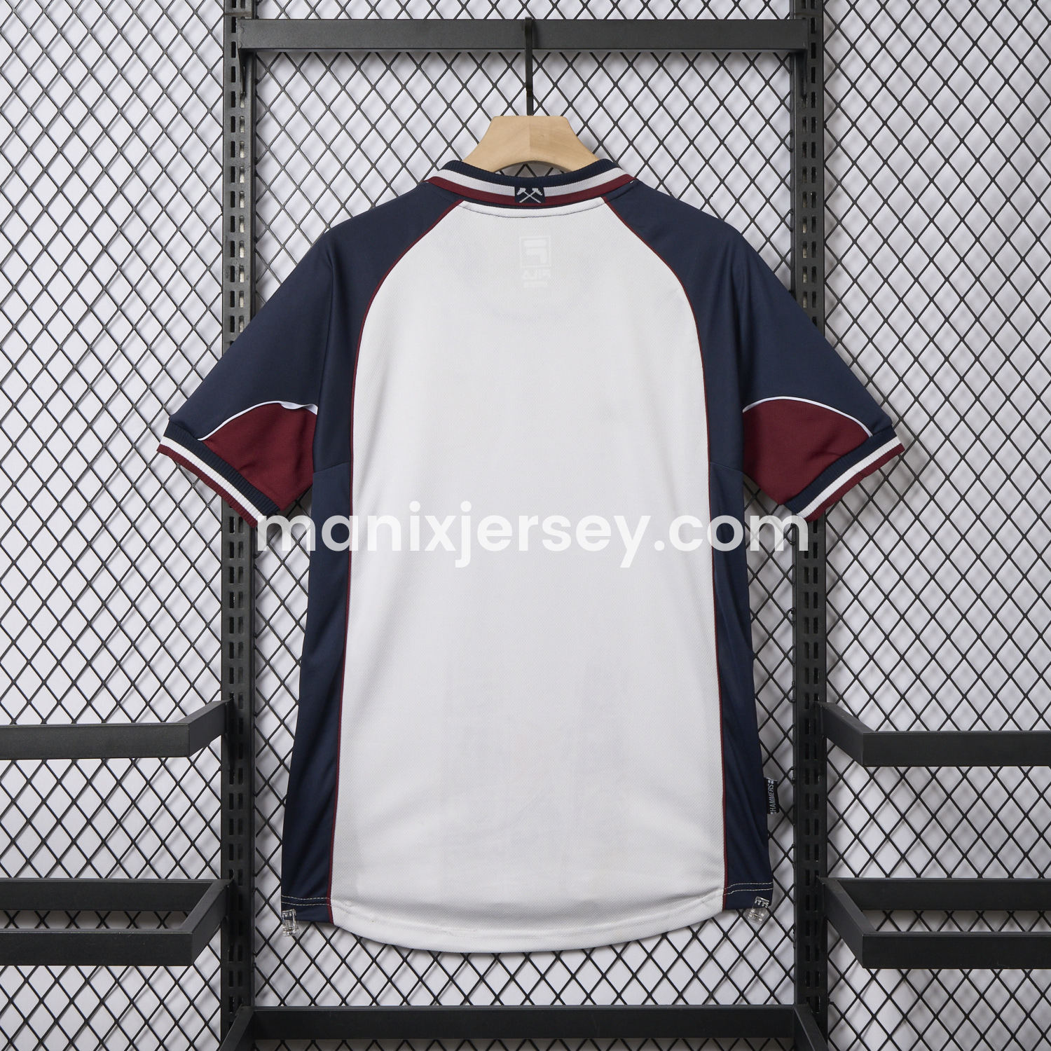 ManixJersey.com | Retro West Ham United 1999-01 Away Jersey -Customize Name, Number and Patch | Worldwide Shipping