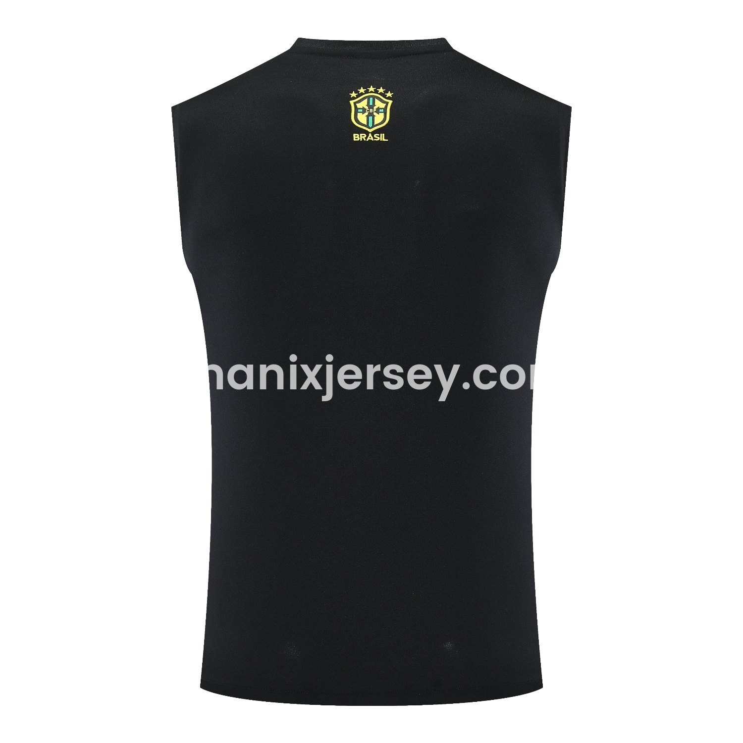 ManixJersey.com | Brazil 25-26 Blue Jesus Statue Vest Training Set - Blue Vest & Black Shorts -Customize Name, Number and Patch | Worldwide Shipping