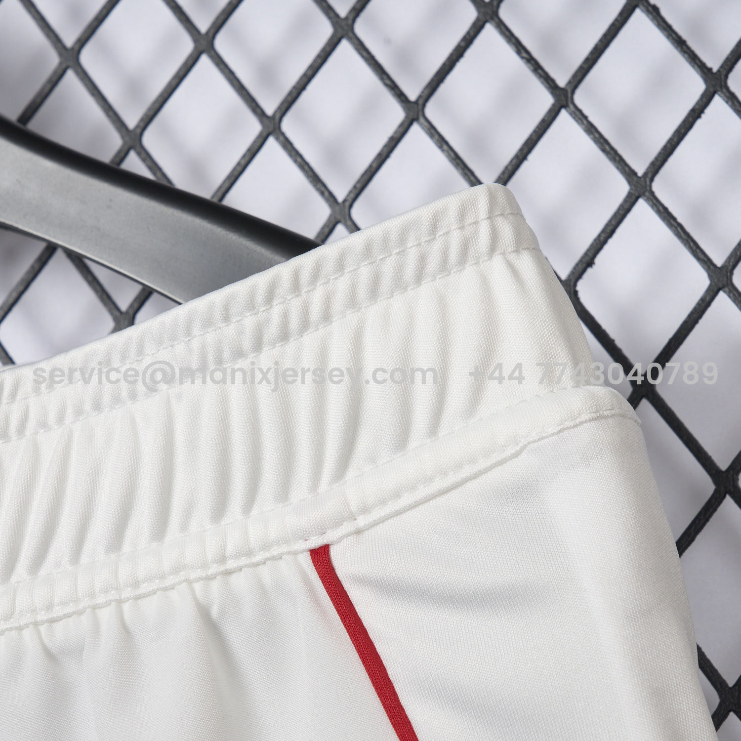 ManixJersey.com | Arsenal 25-26 Home White Shorts - Player Version -Customize Name, Number and Patch | Worldwide Shipping