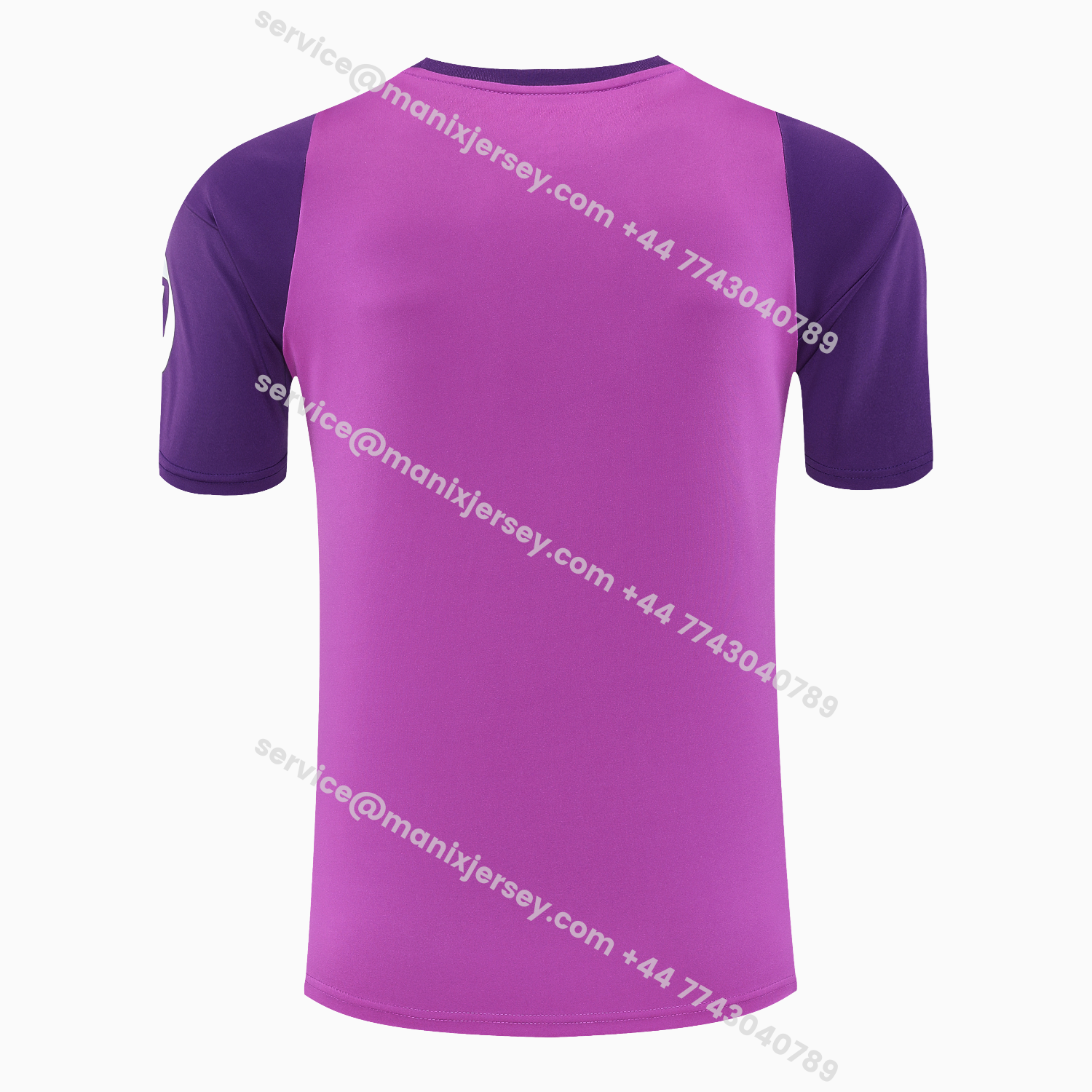 ManixJersey.com | Real Madrid 25-26 Short-Sleeve Training Set - Purple Top & Purple Shorts -Customize Name, Number and Patch | Worldwide Shipping