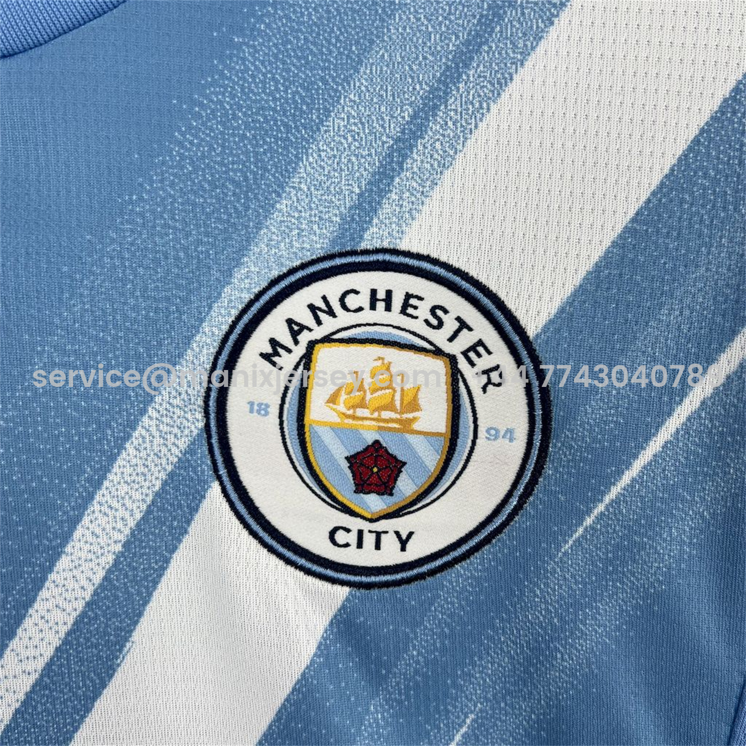 ManixJersey.com | Women's Manchester City 25-26 Home Jersey -Customize Name, Number and Patch | Worldwide Shipping