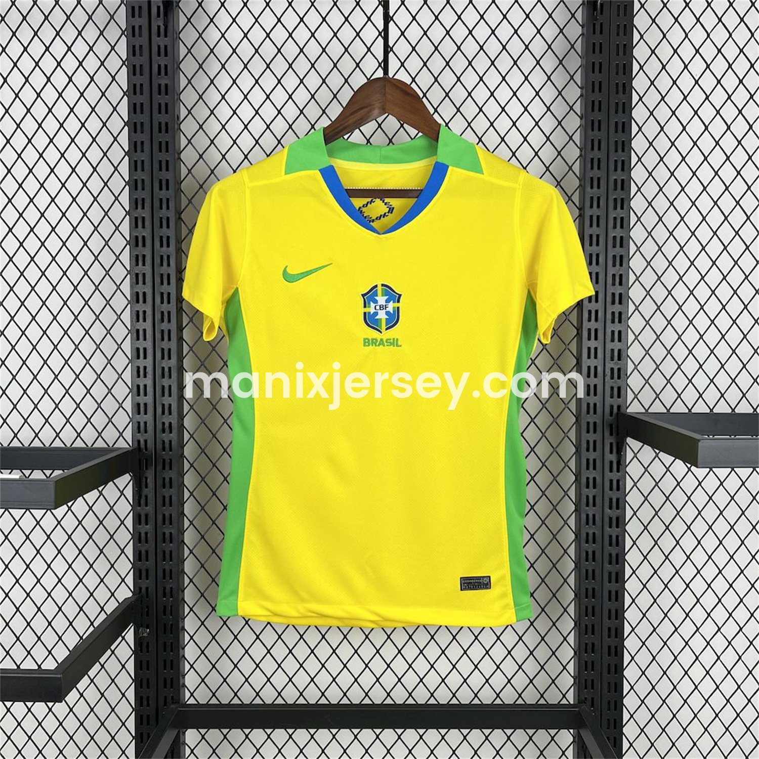 ManixJersey.com | Women's Brazil 2025 Women's Team Home Jersey -Customize Name, Number and Patch | Worldwide Shipping