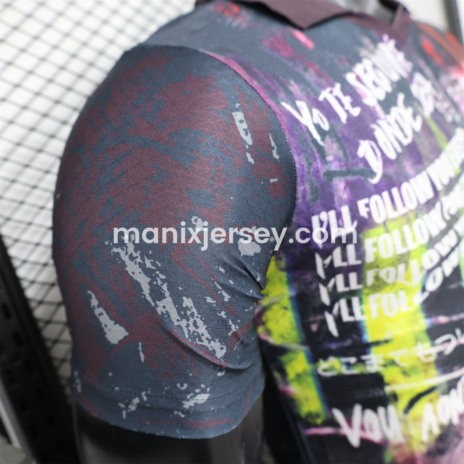 ManixJersey.com | Manchester City 24-25 Black Graffiti Special Edition Jersey - Player Version -Customize Name, Number and Patch | Worldwide Shipping