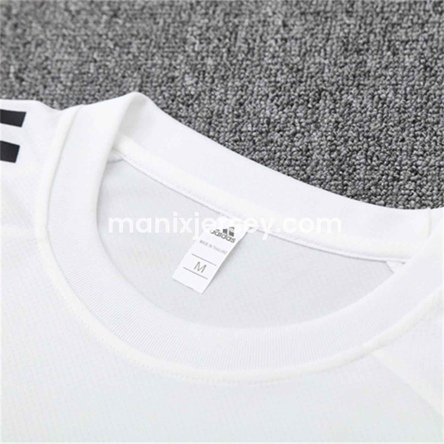 ManixJersey.com | INT M.A.M 25-26 Short-Sleeve Training Set - White Top and Black Shorts -Customize Name, Number and Patch | Worldwide Shipping