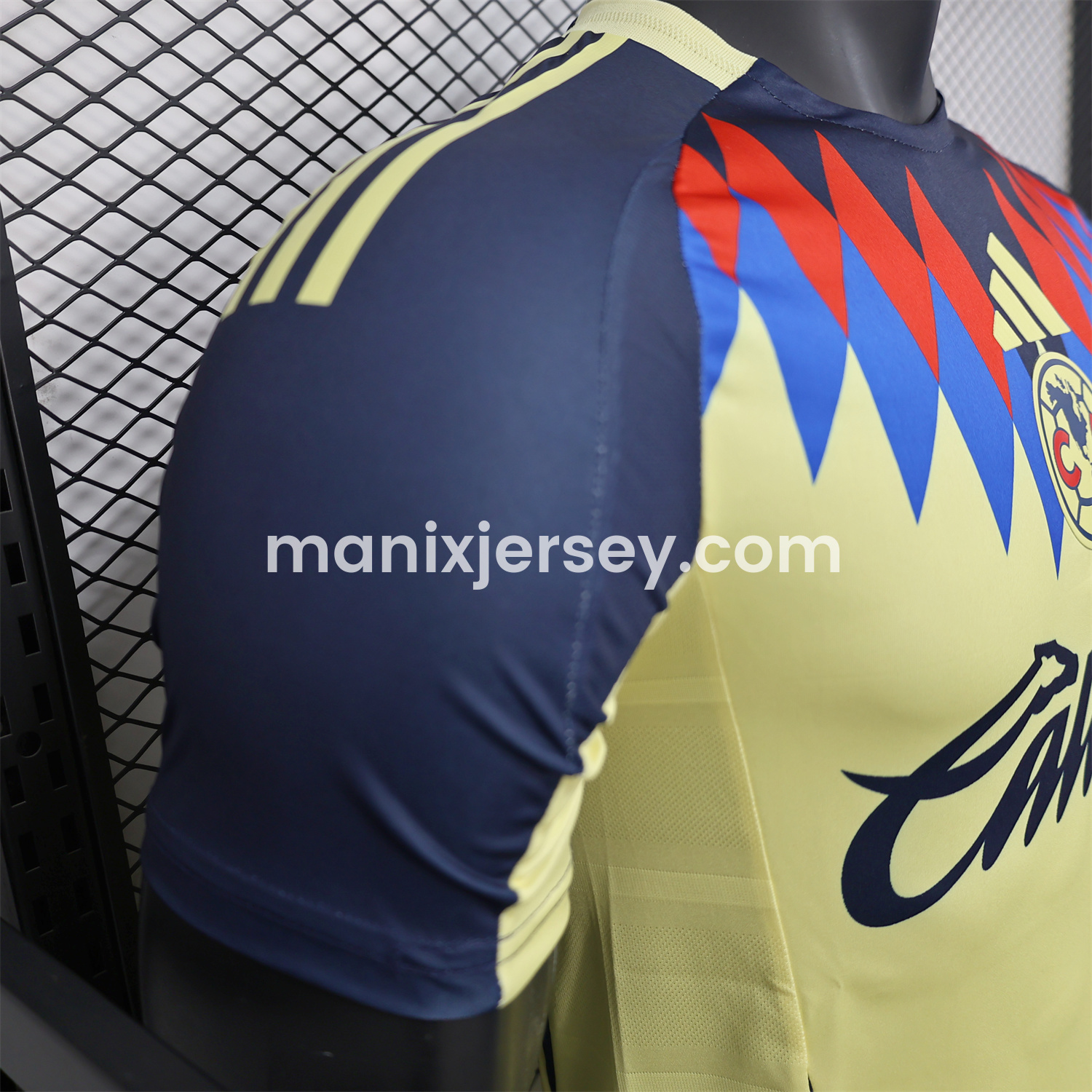 ManixJersey.com | Club América 25-26 Light Yellow Special Edition Jersey - Player Version -Customize Name, Number and Patch | Worldwide Shipping